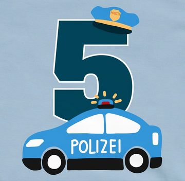 Shirtracer Sweatshirt Polizei Fünfter 5. Geburtstag