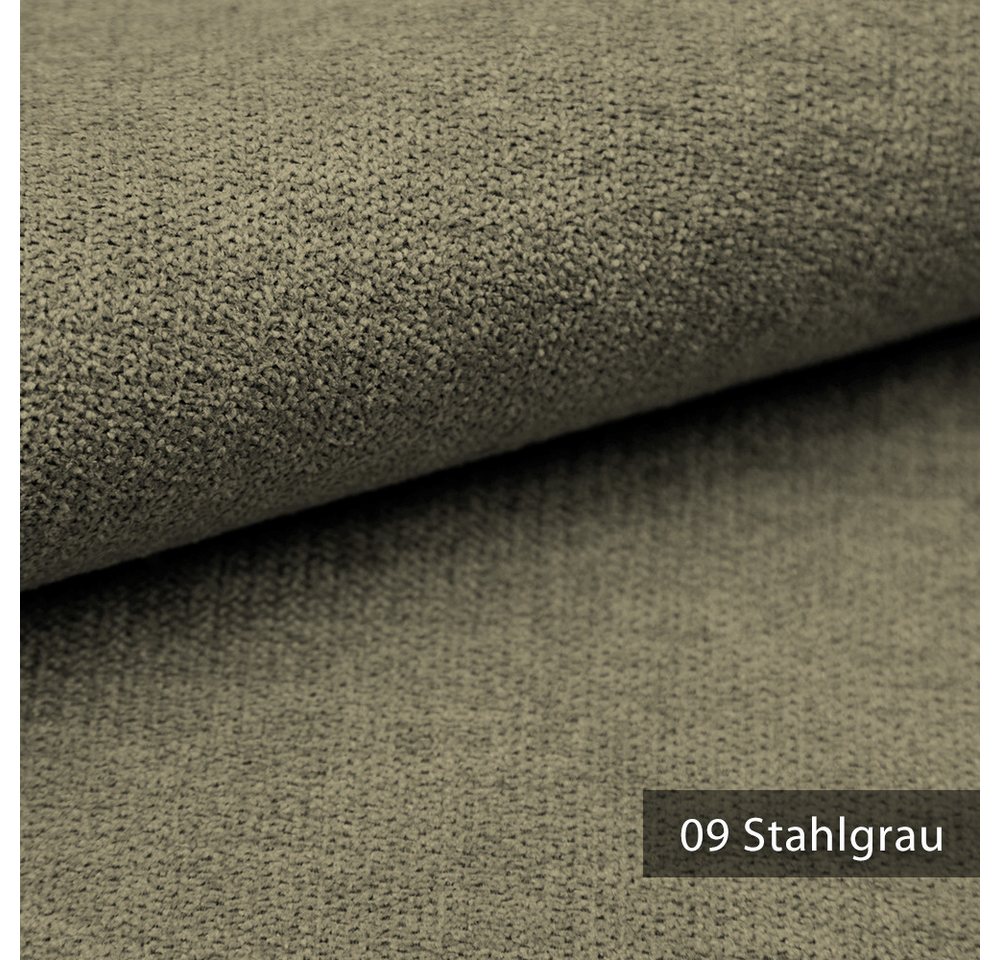 Thumbnail - novely® Stoff RICKERT - Robuster Velours Polsterstoff mit feiner Textur, Kuschelweich, Robust, Abriebfest, Meterware, 1l...