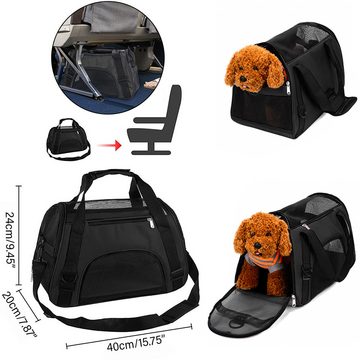 Cbei Tiertransporttasche Tiertransporttasche faltbarer Rucksack für Hunde und Katze, Hund Katze - Hunderucksack Katzenrucksack mit Bauchgurt