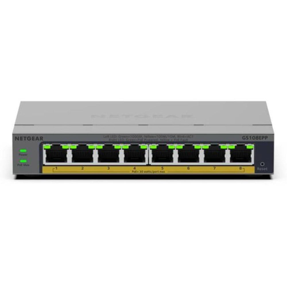 NETGEAR GS108EPP 8-Port Gigabit PoE+ WLAN-Router