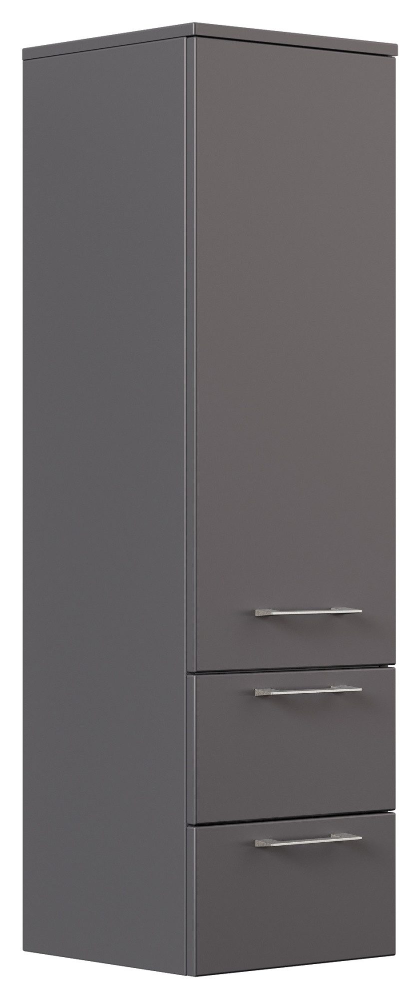 Magnolia Home Doppelwaschtisch Badmöbelset Persepolis XL SoftClose anthrazit 2 Hochschränke LED Spieg