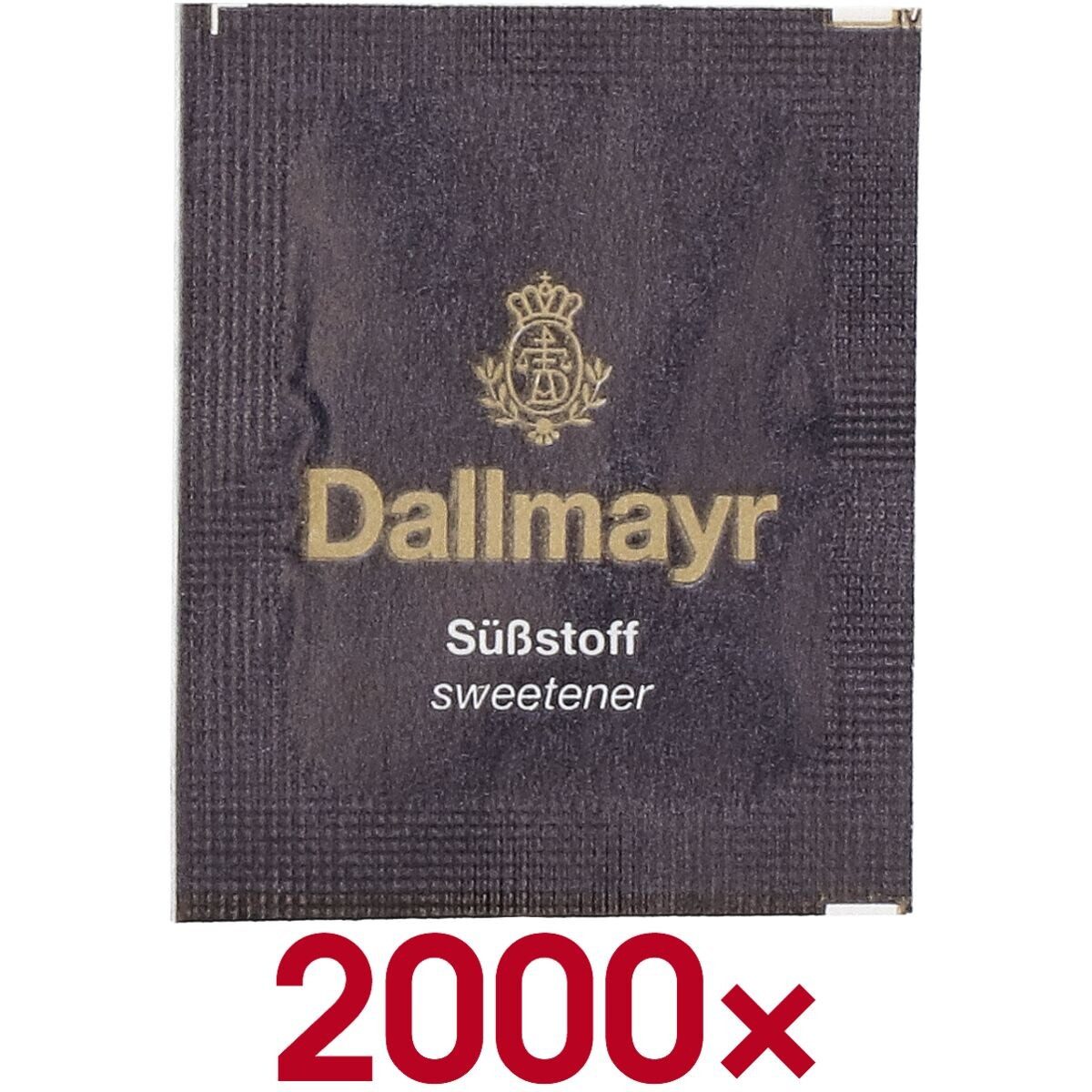 DALLMAYR Süßungsmittel, 2000 Briefchen x 2 Tabletten