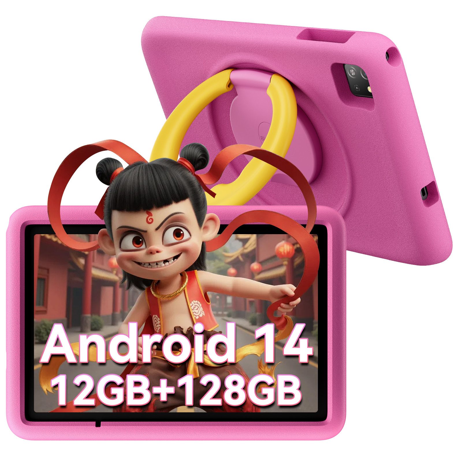 blackview Tab A6Kids(4+128) incl. Ladegerät Tablet (10.1", 128 GB, Kinder-Modus, HD+, Android 14)
