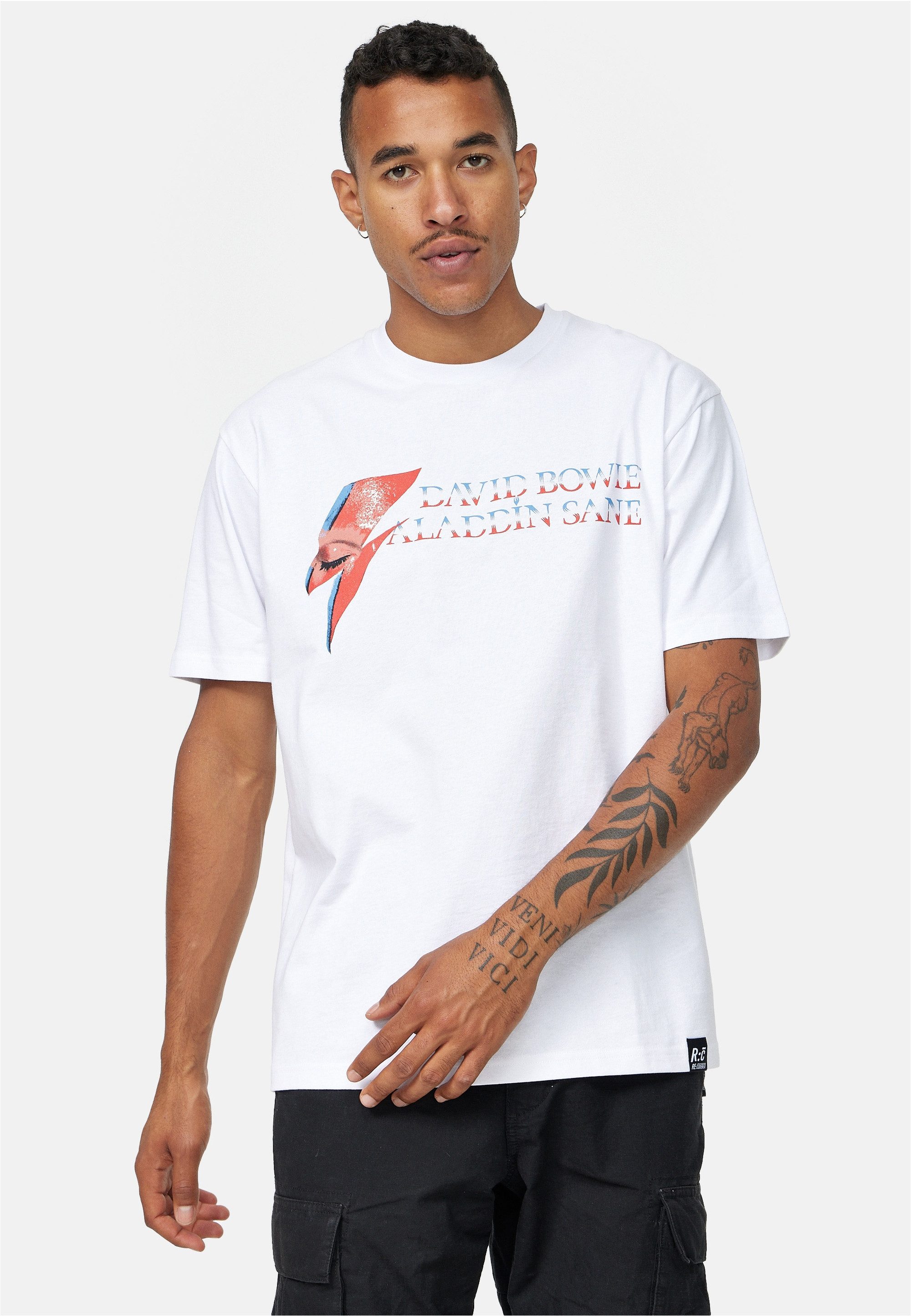 Recovered T-Shirt David Bowie Aladdin Sane Relaxed (1-tlg) mit coolem David Bowie Album-Print