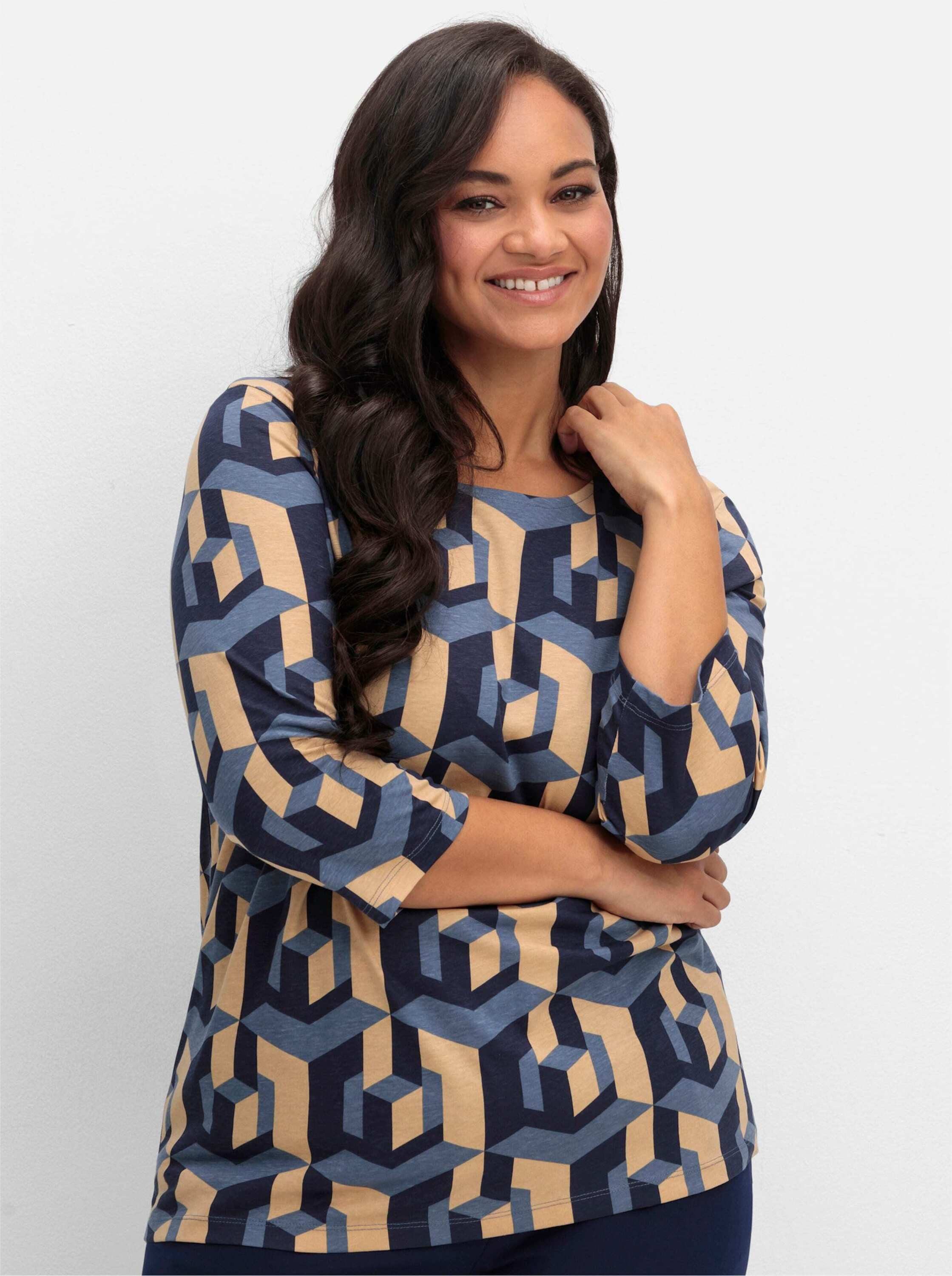 Sieh an! T-Shirt 3/4-Arm-Shirt 3/4-Arm günstig online kaufen