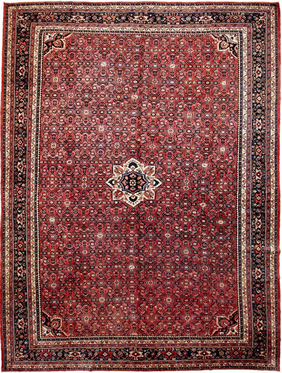 Orientteppich Hosseinabad 329x432 Handgeknüpfter Orientteppich / Perserteppich, Nain Trading, rechteckig, Höhe: 12 mm