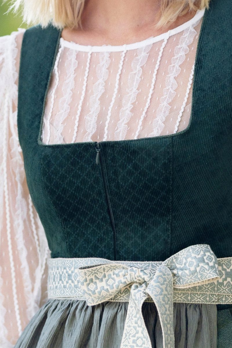 MarJo Dirndl Cord Dirndl 2tlg. - BERNDORF - tanne/gischt günstig online kaufen