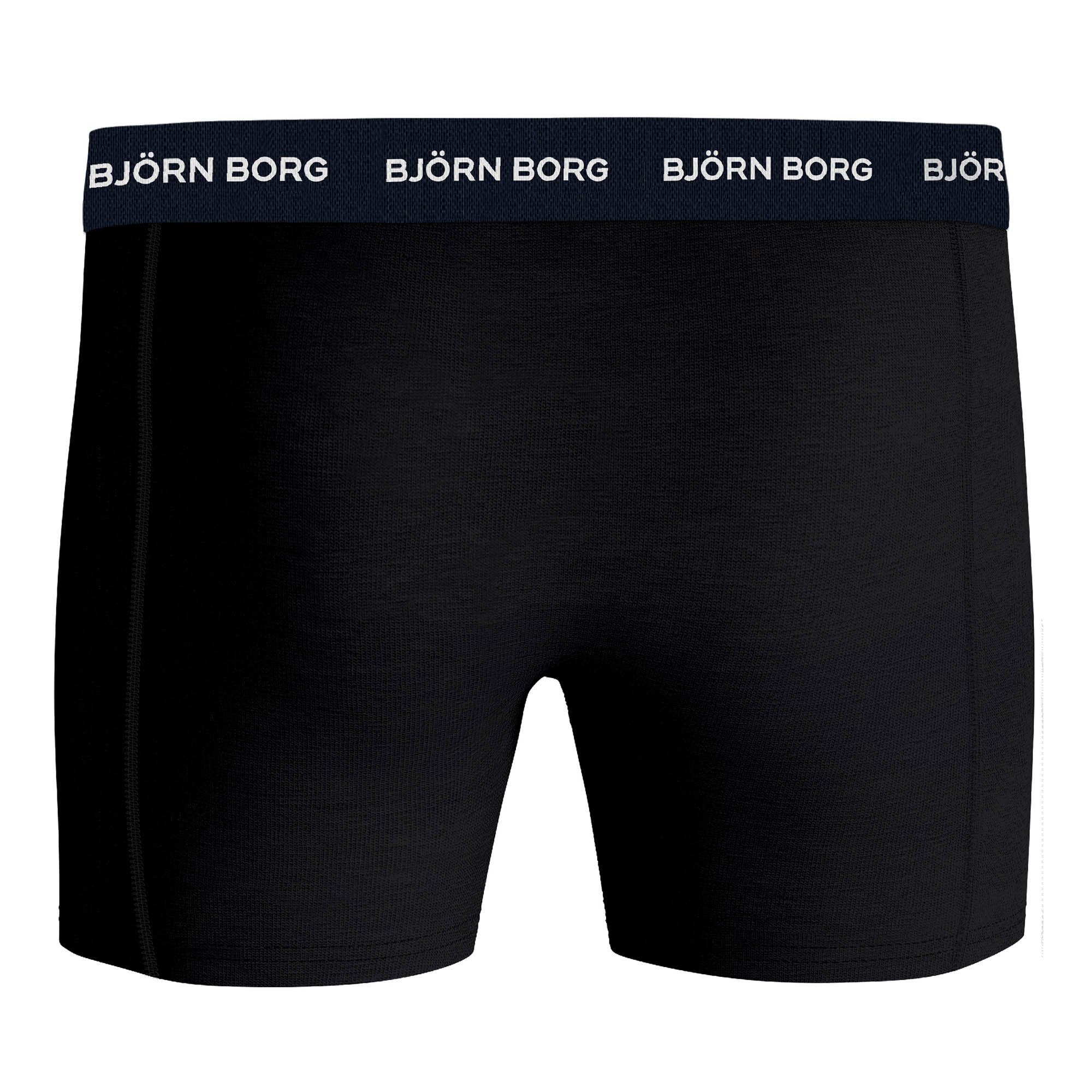 Björn Borg Boxer Herren Boxershort 3er Pack Baumwollmischung (Packung, 3er Pack)