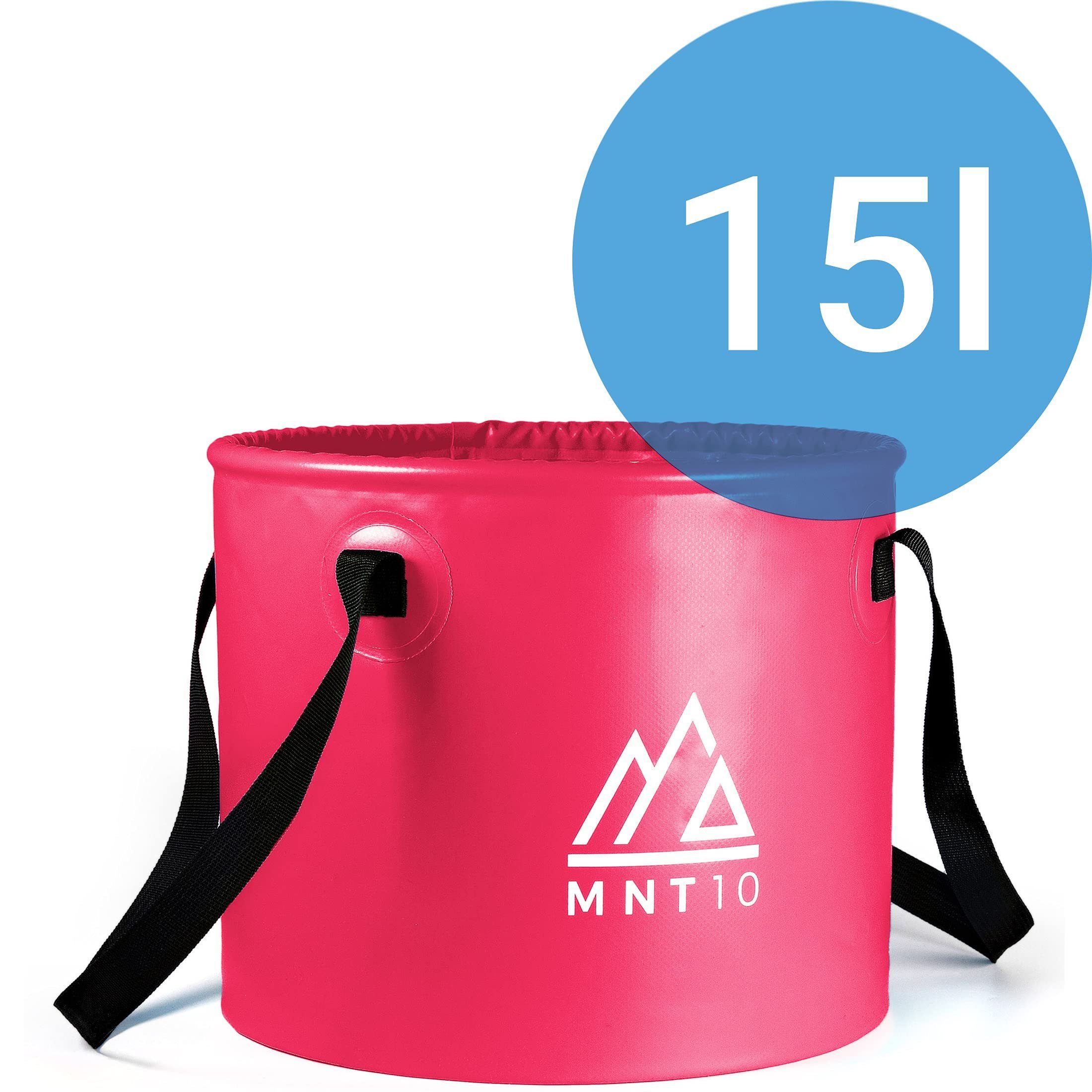 15L Falteimer Outdoor Pink MNT10 Spülwanne als 20L Schüssel Faltbarer 15L Faltschüssel, Camping Eimer oder Spülschüssel, oder in I Als