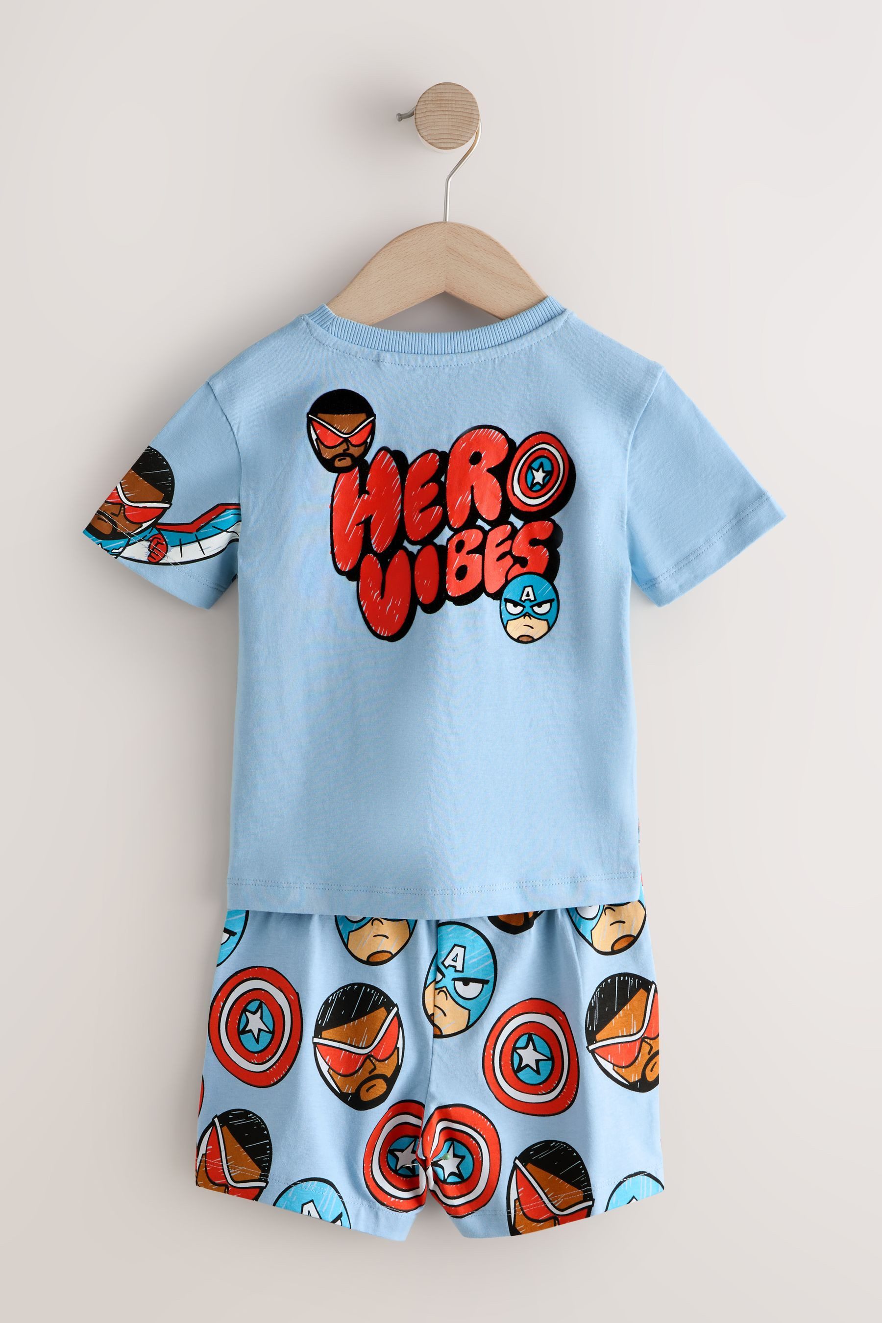 Next Pyjama 3er-Pack kurze Schlafanzüge, Marvel (6 tlg)
