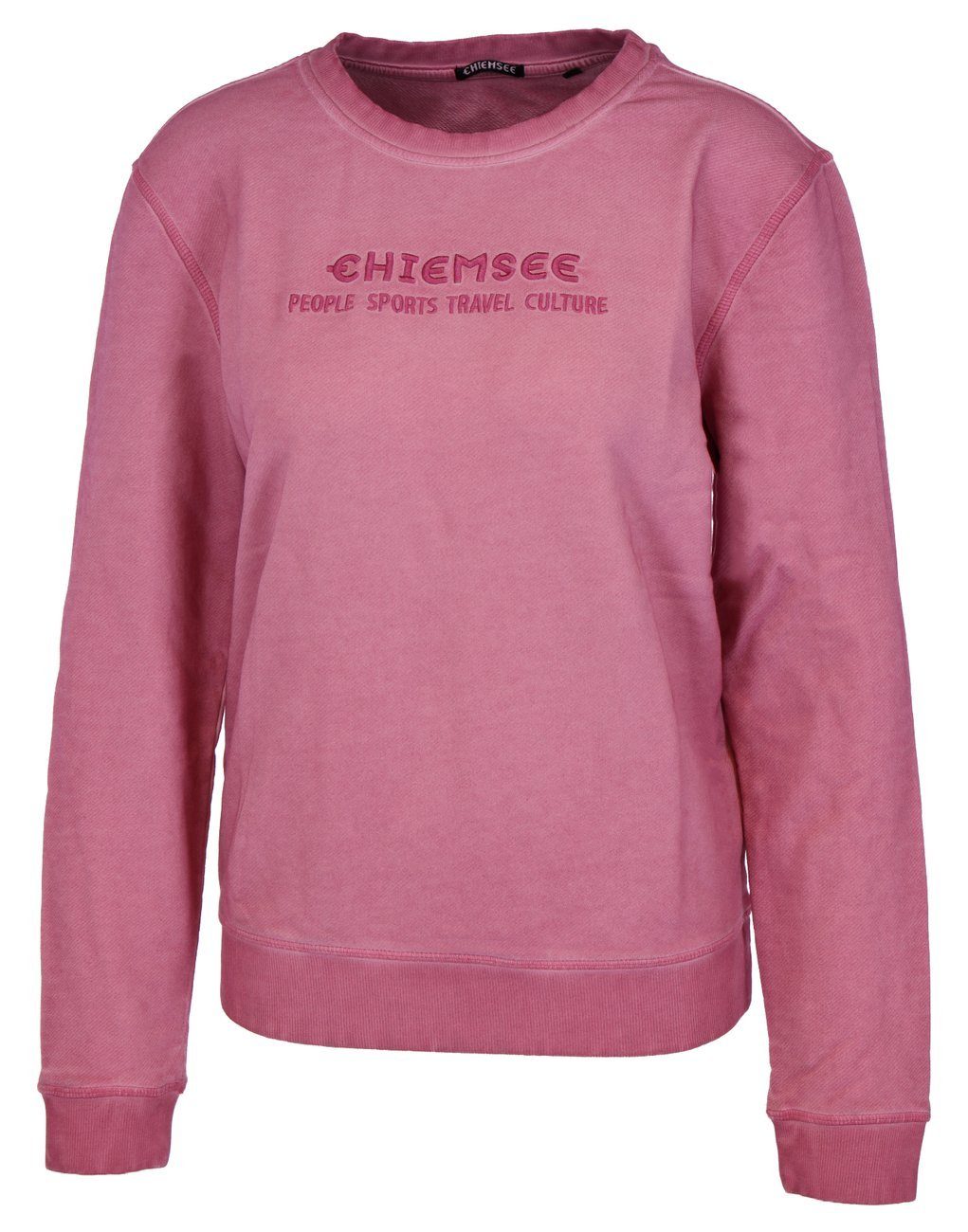 Chiemsee Sweatshirt Women Sweatshirt, Comfort Fit (1-tlg) Super Pink 17-2625