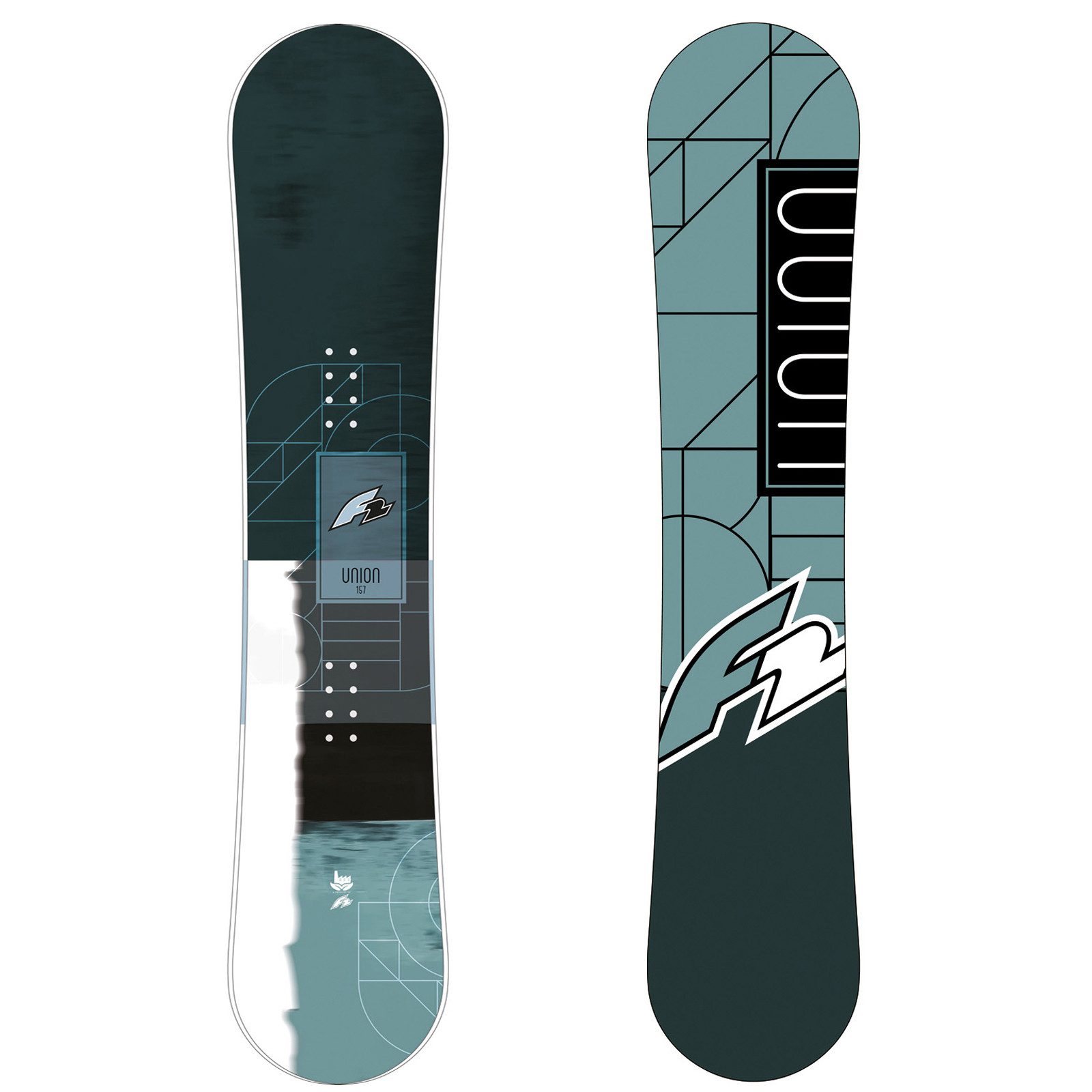 F2 Snowboard F2 Junior Snowboard Union - Rookie Boy Freeride 110 cm Aqua 2025