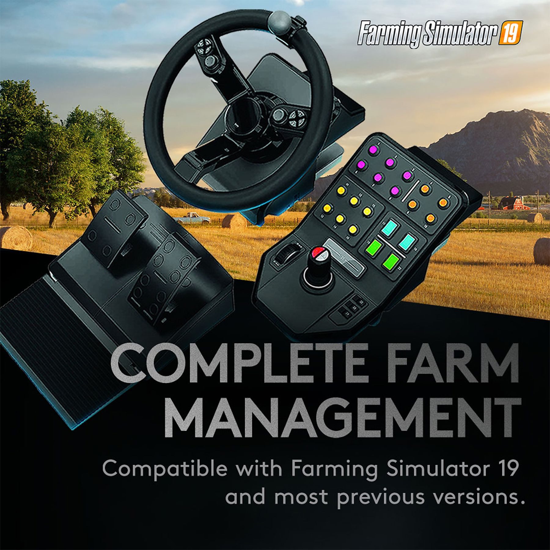 Logitech G Saitek Farm Sim Controller – Ultimatives Farming Simulator Bundle Gaming-Controller (Set)