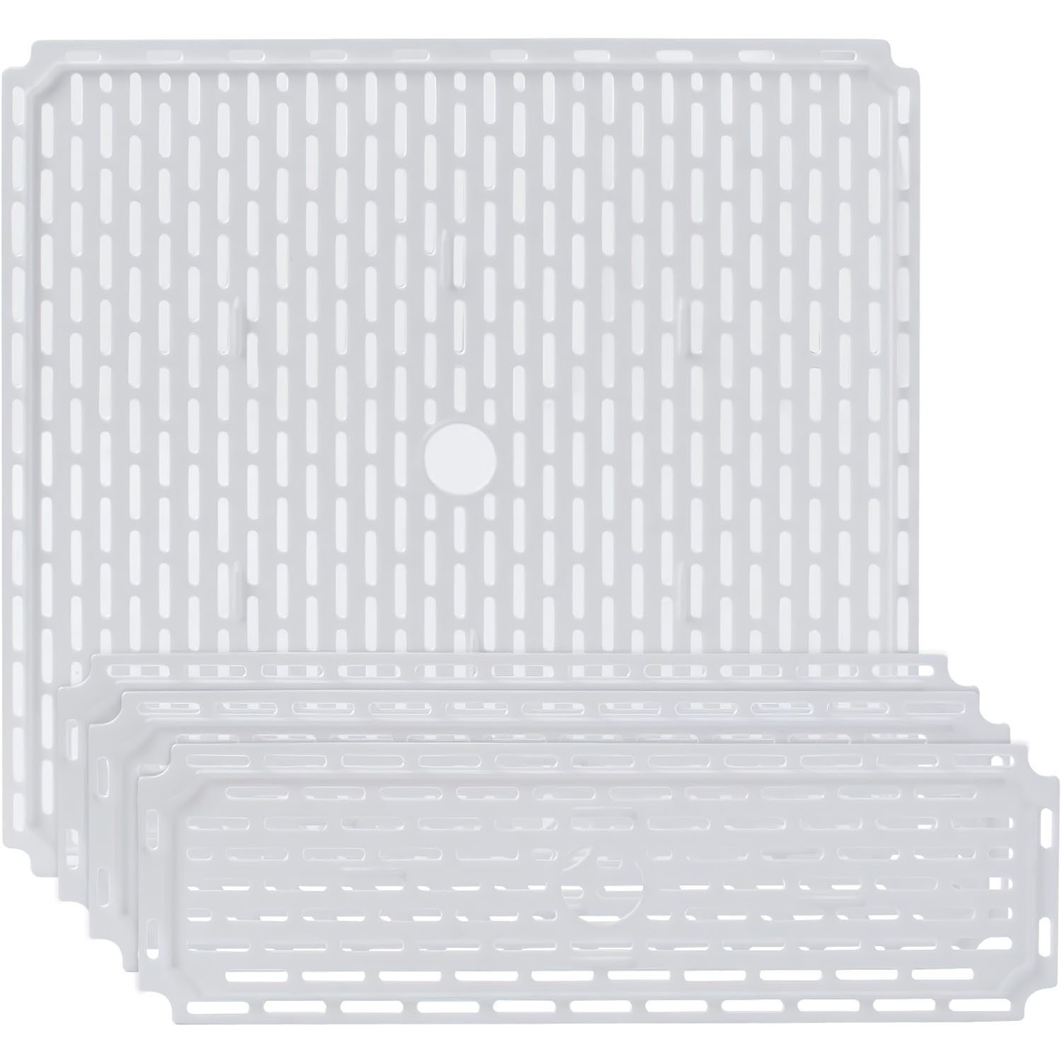 SURFOU Korbeinsatz 10 Set Kühlschrank Organizer Schublade Fridge Box Mit Griff, Speisekammer Vorratsbehälter Transparent Container für Fridge Kitchens – Bild 3 von 5