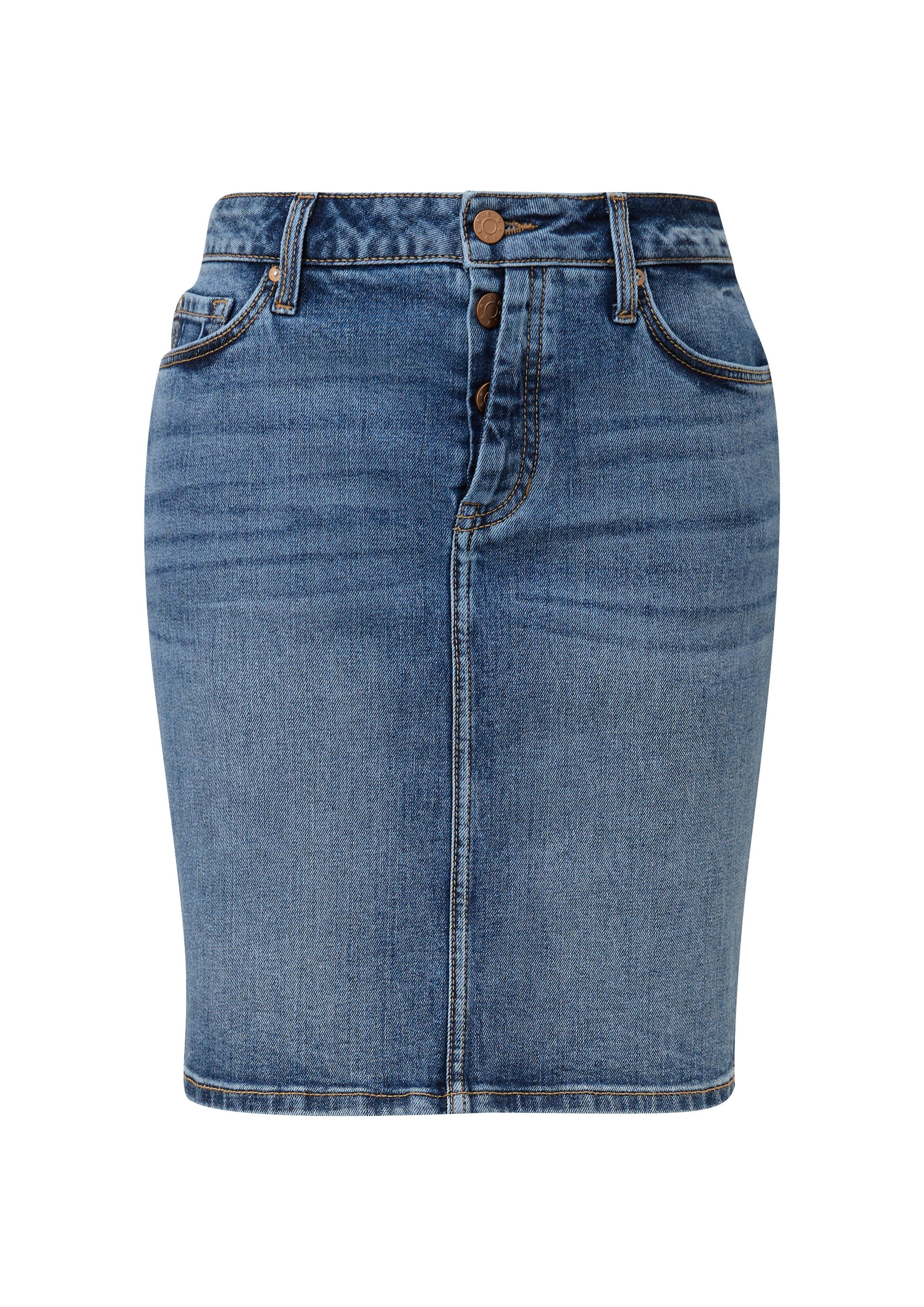 s.Oliver Minirock Rock Schmaler Jeansrock