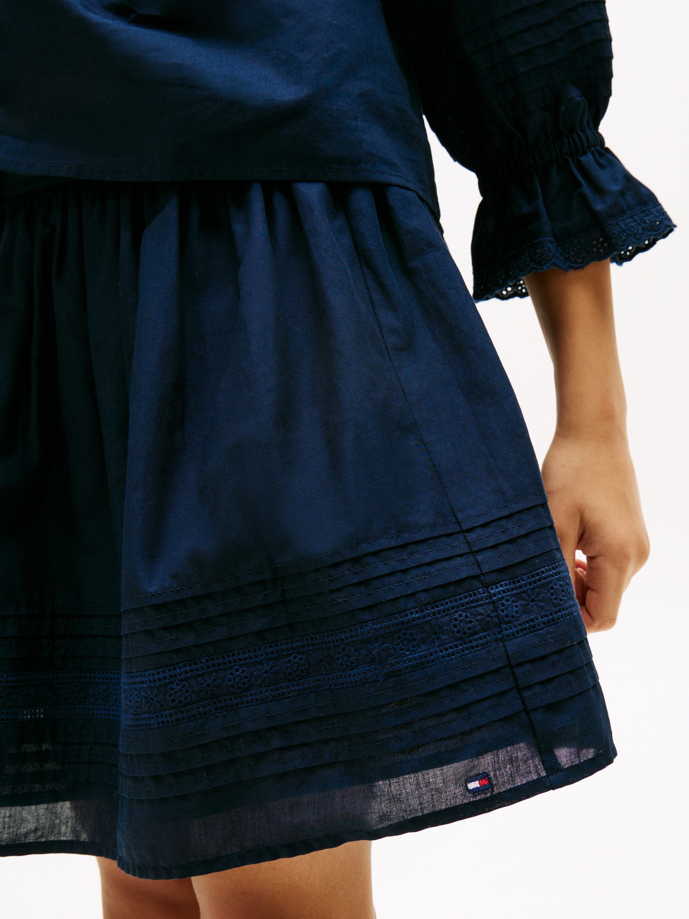 Tommy Hilfiger Webrock EMBROIDERED TAPE SKIRT günstig online kaufen