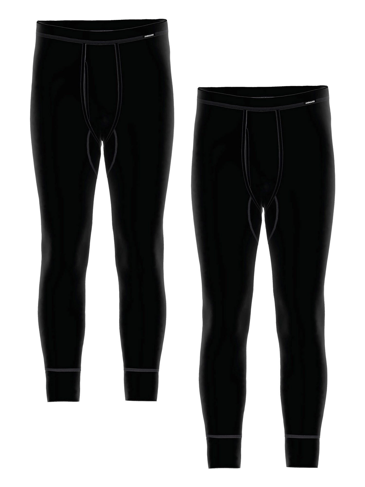 Ammann Lange Unterhose Org FR lang mE (2-St) Unterhose, Unterhose lang, Unterwäsche