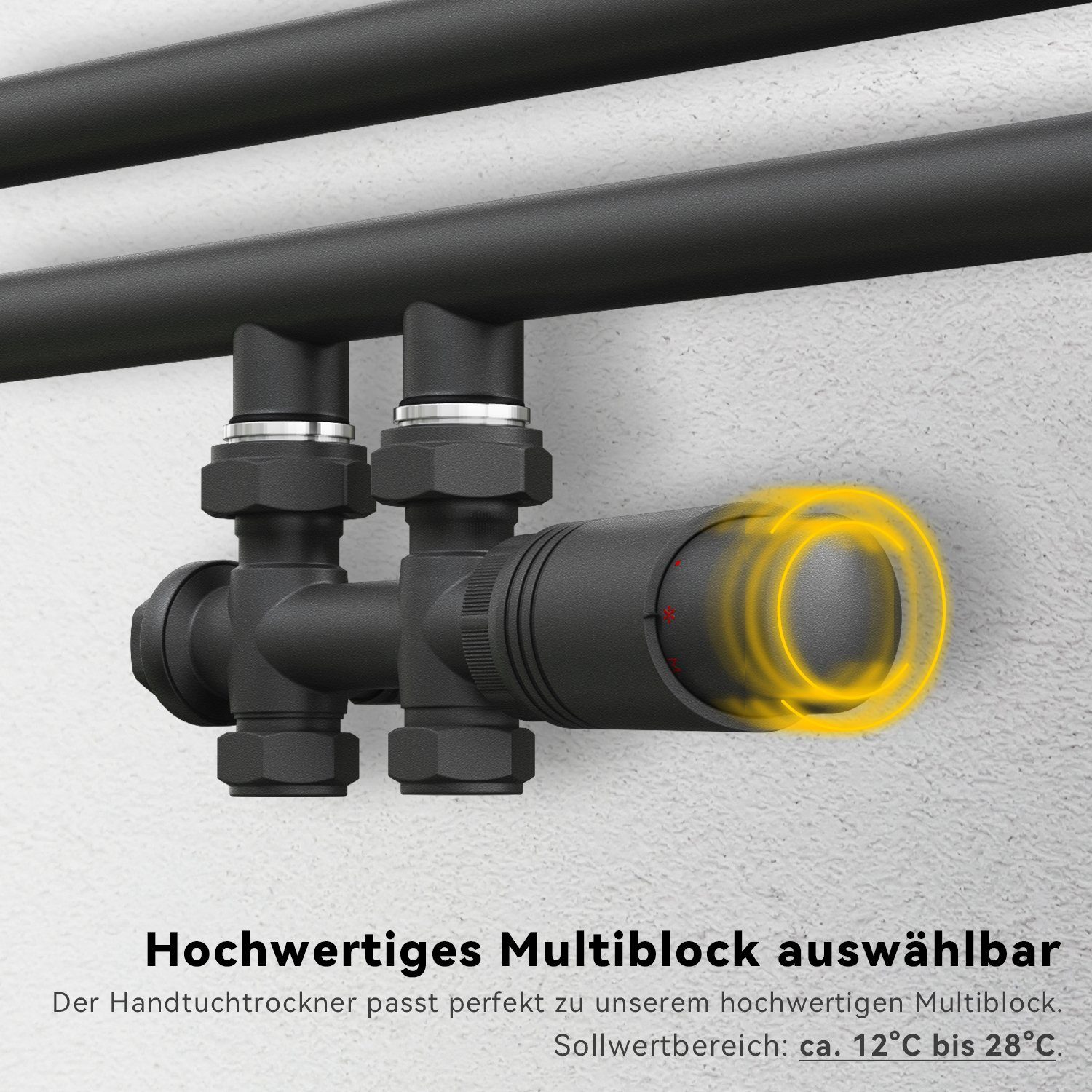 SONNI Badheizkörper Handtuchheizkörper Bad Handtuchwärmer Handtuchtrockner, günstig online kaufen