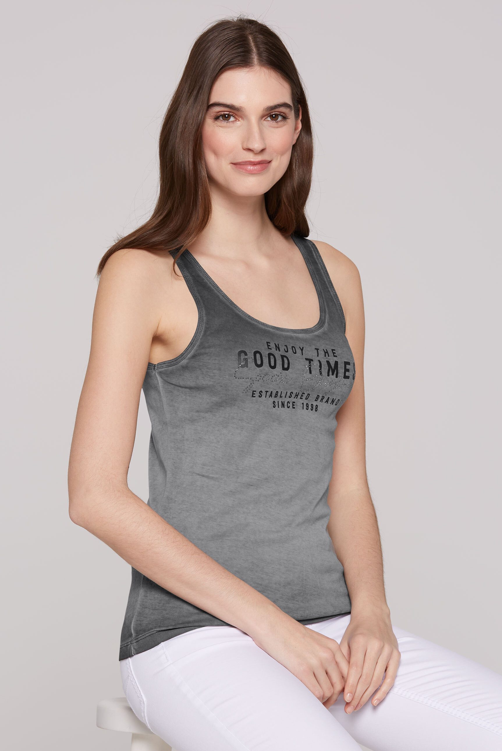 SOCCX Tanktop aus Baumwolle