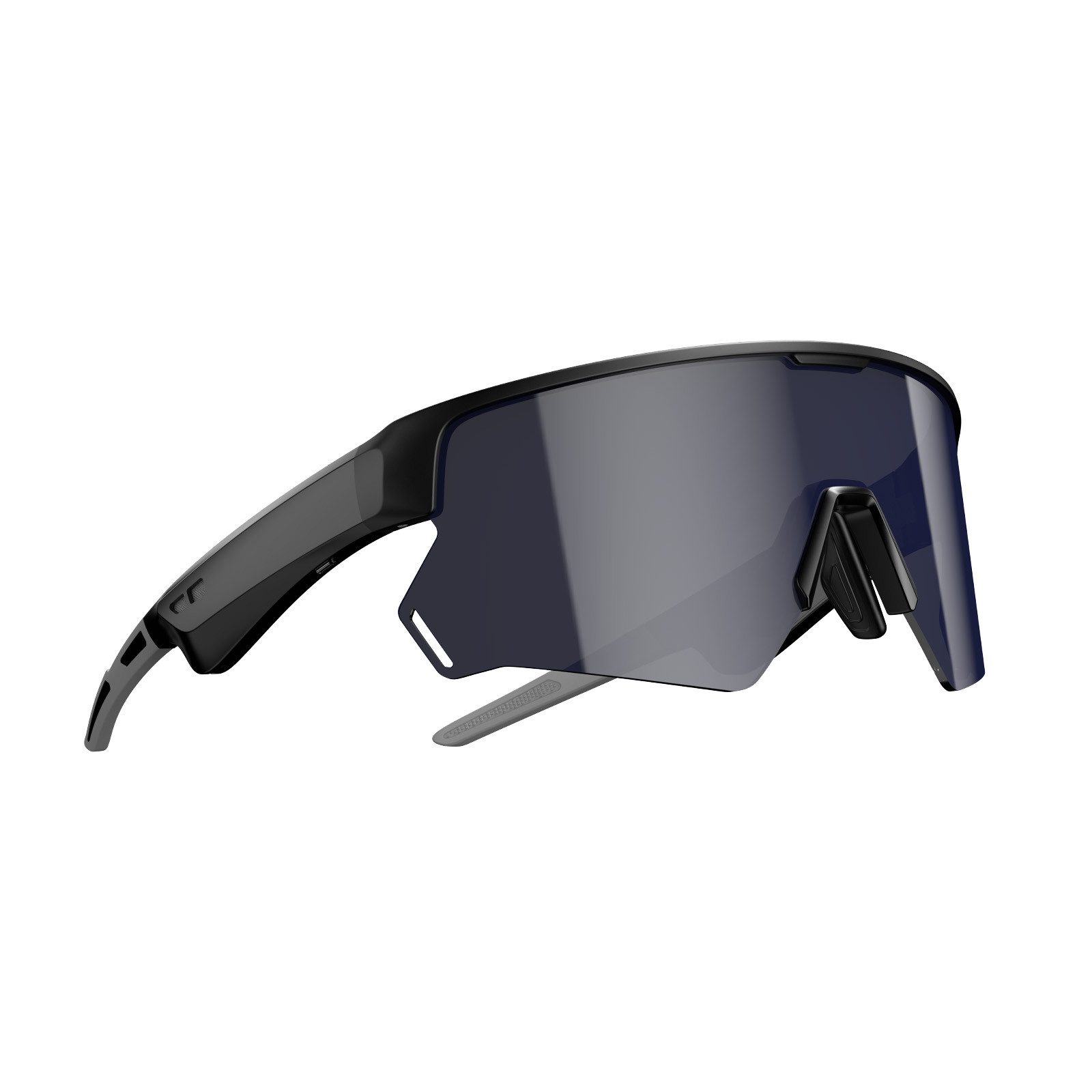 blackview 3D-Brille D2 Cycling BT 5.1 AI Smart Glasses, IP54, UV400, Open-Ear-Akustik, Belüftungsdesign, Physiche Tasten