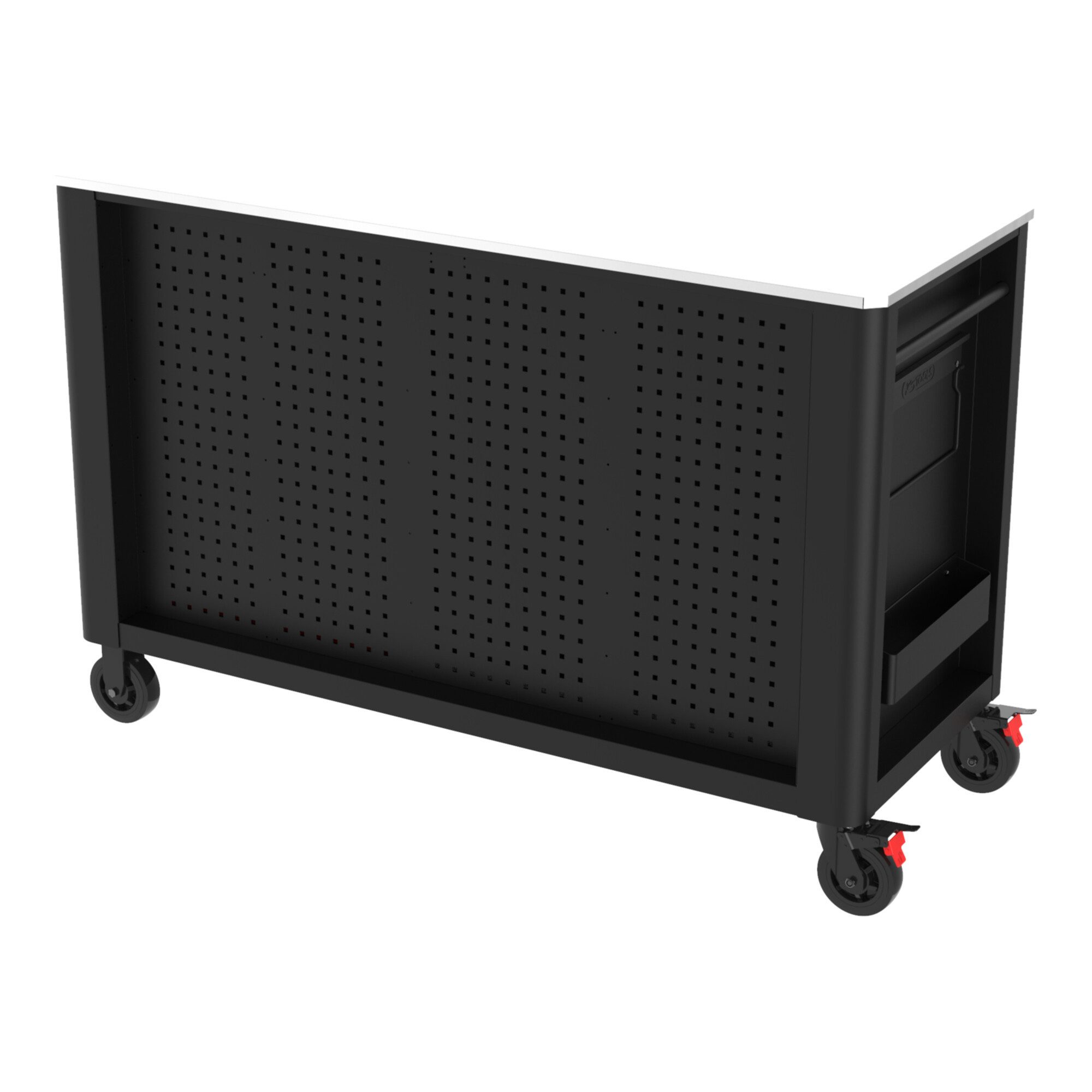 KS Tools Werkstattwagen KS Tools PERFORMANCEplus P45 SCHWARZ/ROT Werkstattwagen mit 14 Schubla