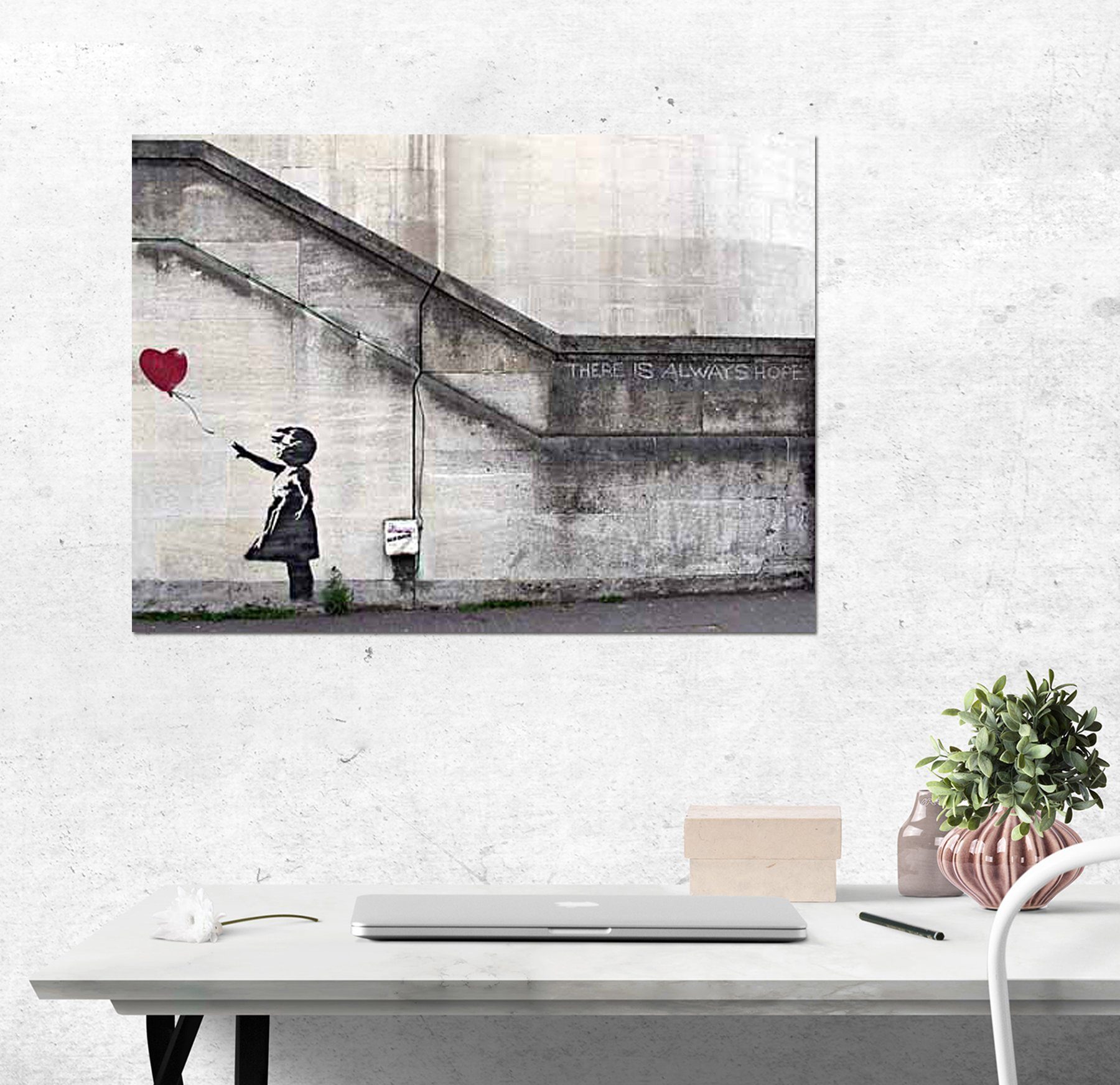 Close Up Poster Banksy Poster Hope günstig online kaufen