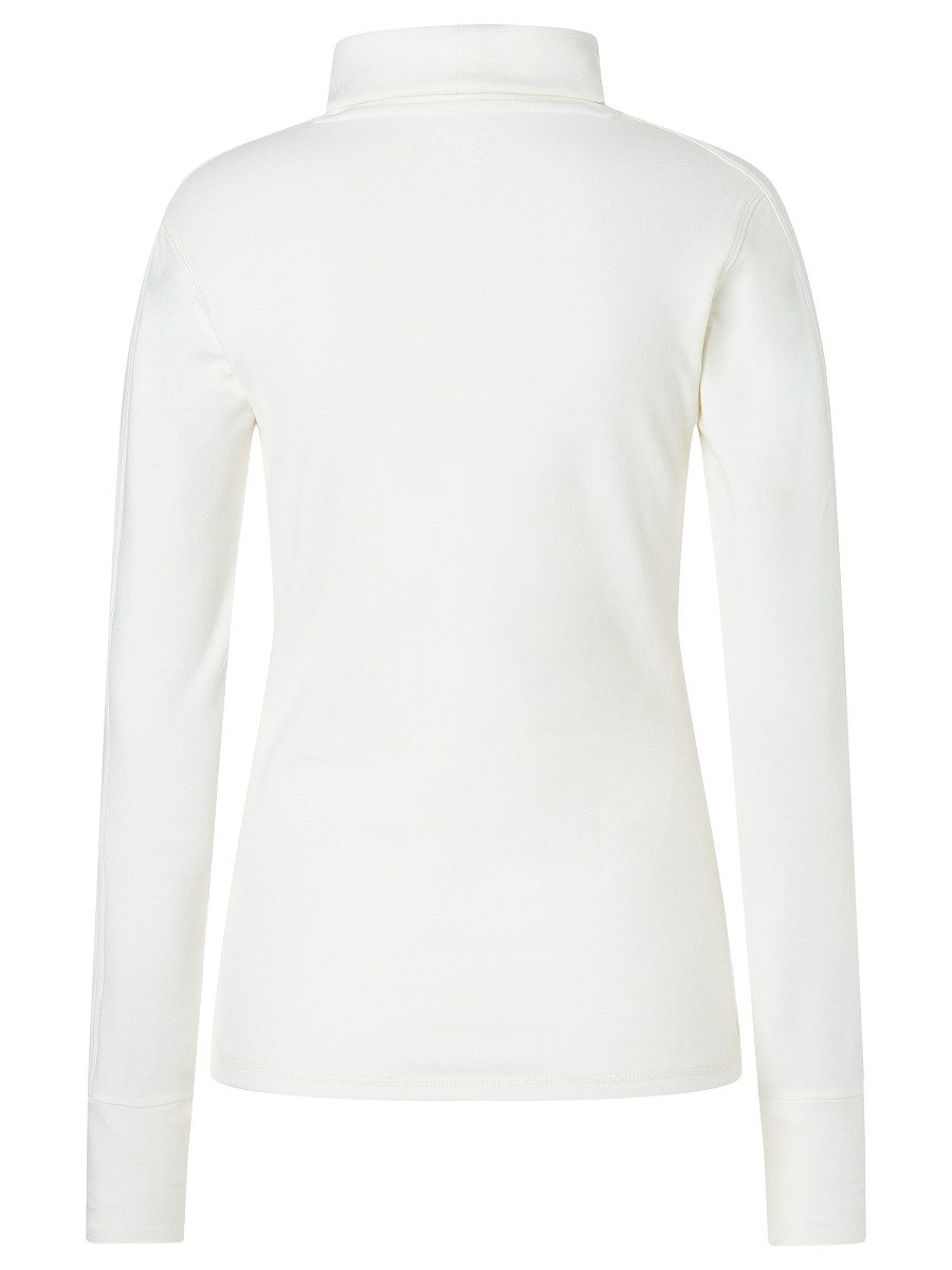 SUPER.NATURAL Rollkragenpullover für Damen, Merino W DACHSHUND ROLL NECK Rollkragen mit Dackel-Motiv, atmungsaktiv