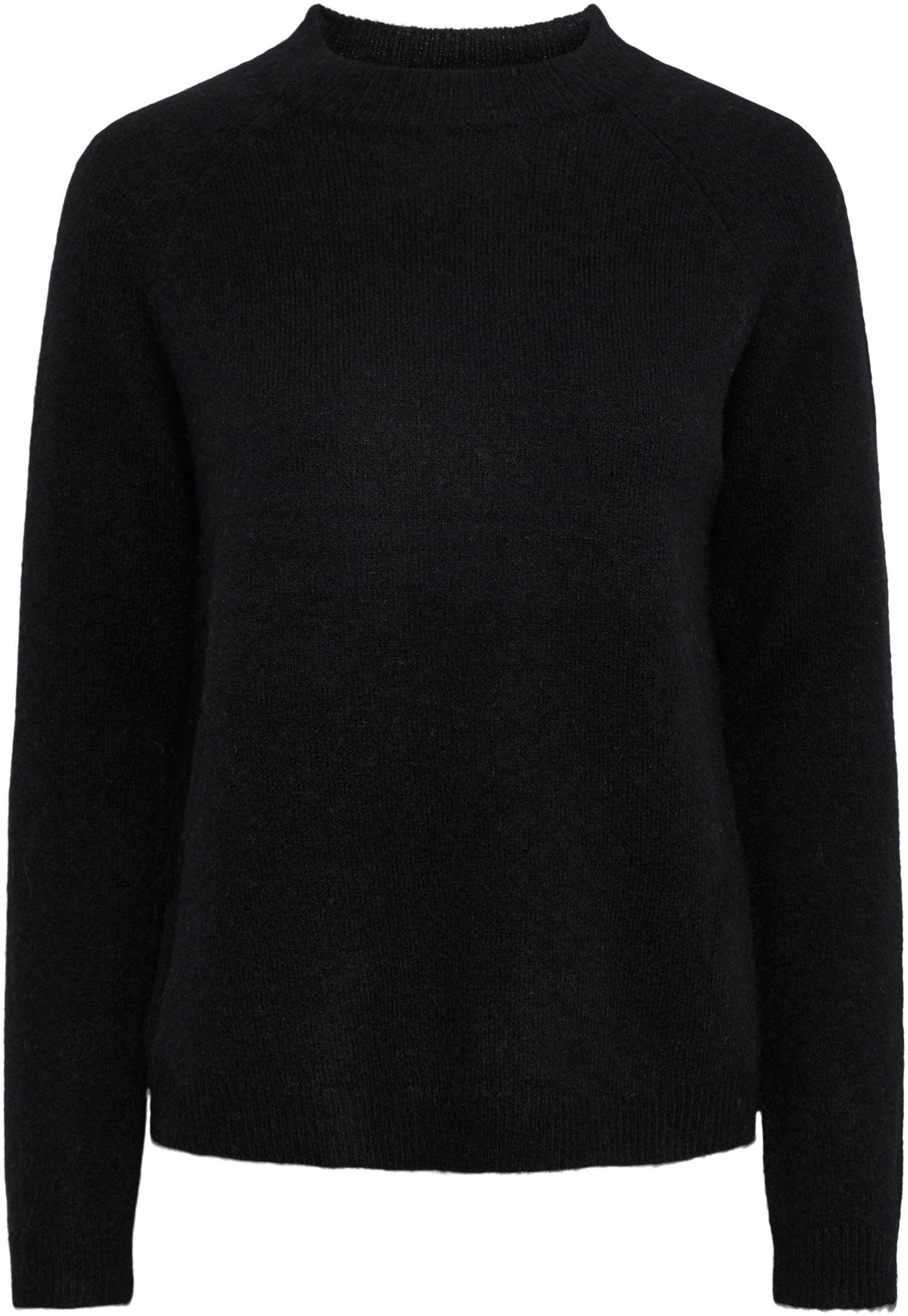 pieces Strickpullover PCJULIANA LS O-NECK KNIT Black NOOS BC