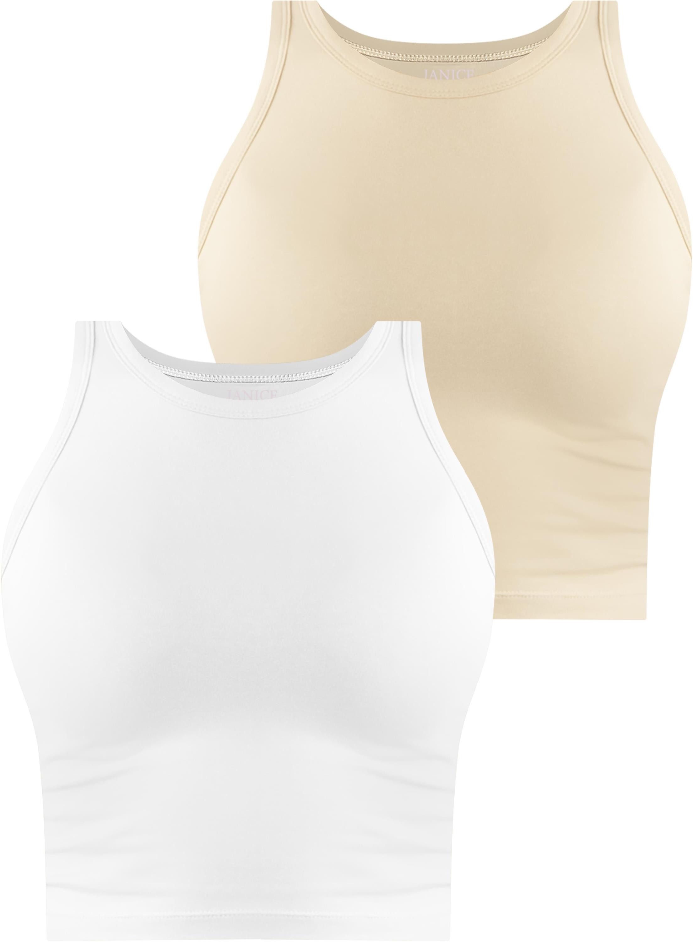Janice Tanktop 2 x Damen crop günstig online kaufen