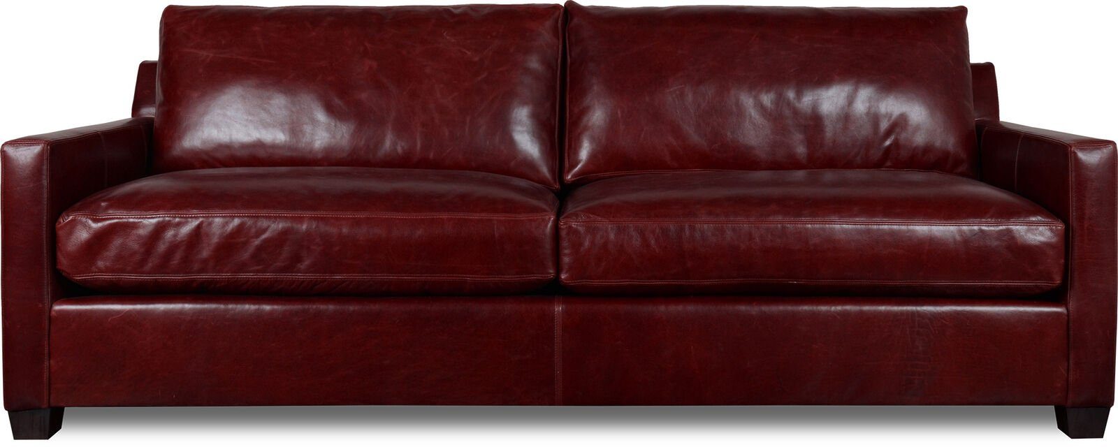 JVmoebel 3-Sitzer XXL Sofa 3 Sitzer Couch Polster Sitz Garnitur Leder Rot Sofas Neu, Made in Europe | Einzelsofas