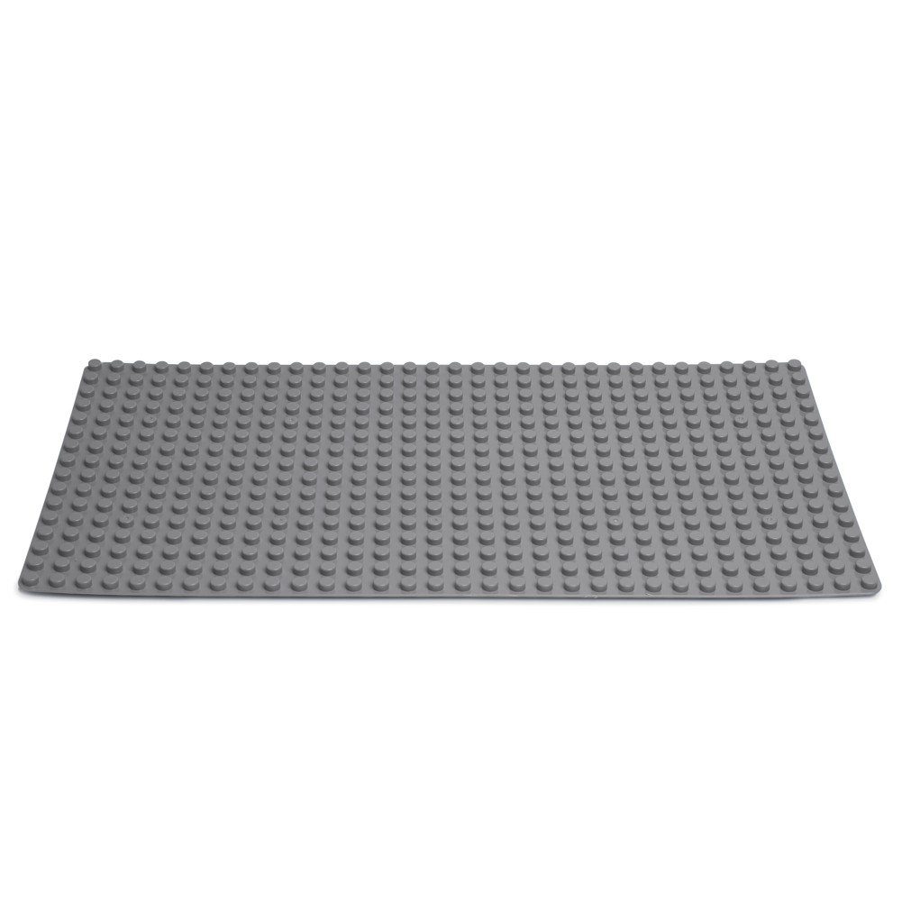 Katara Große Grundbauplatte, 32x16 Noppen, 51cm x 26cm Konstruktionsspielsteine, (1er Set), Grau, 100% Kompatibel Hubelino, Papimax, Unico Plus, LEGO® Duplo