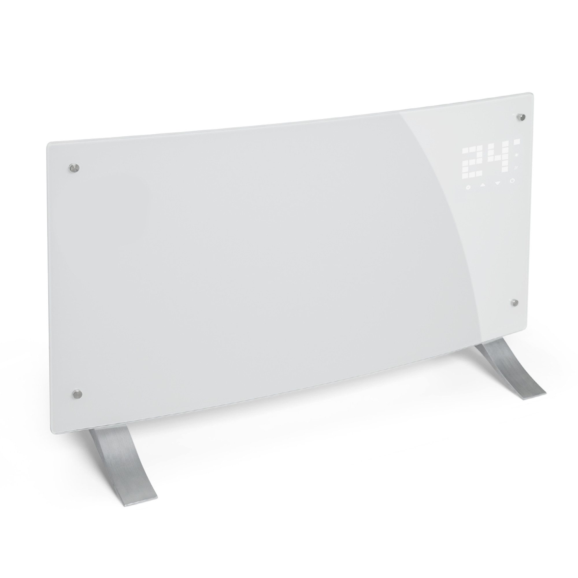 Klarstein Heizstrahler Bornholm Curved Smart, 2000 W, Konvektorheizung elektrisch Elektrokoheizung energiesparend Heizkörper