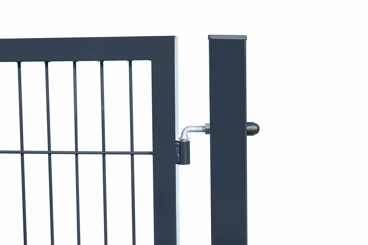 HOME DELUXE Gartentor Doppelflügel Gartentor ADITUS Anthrazit