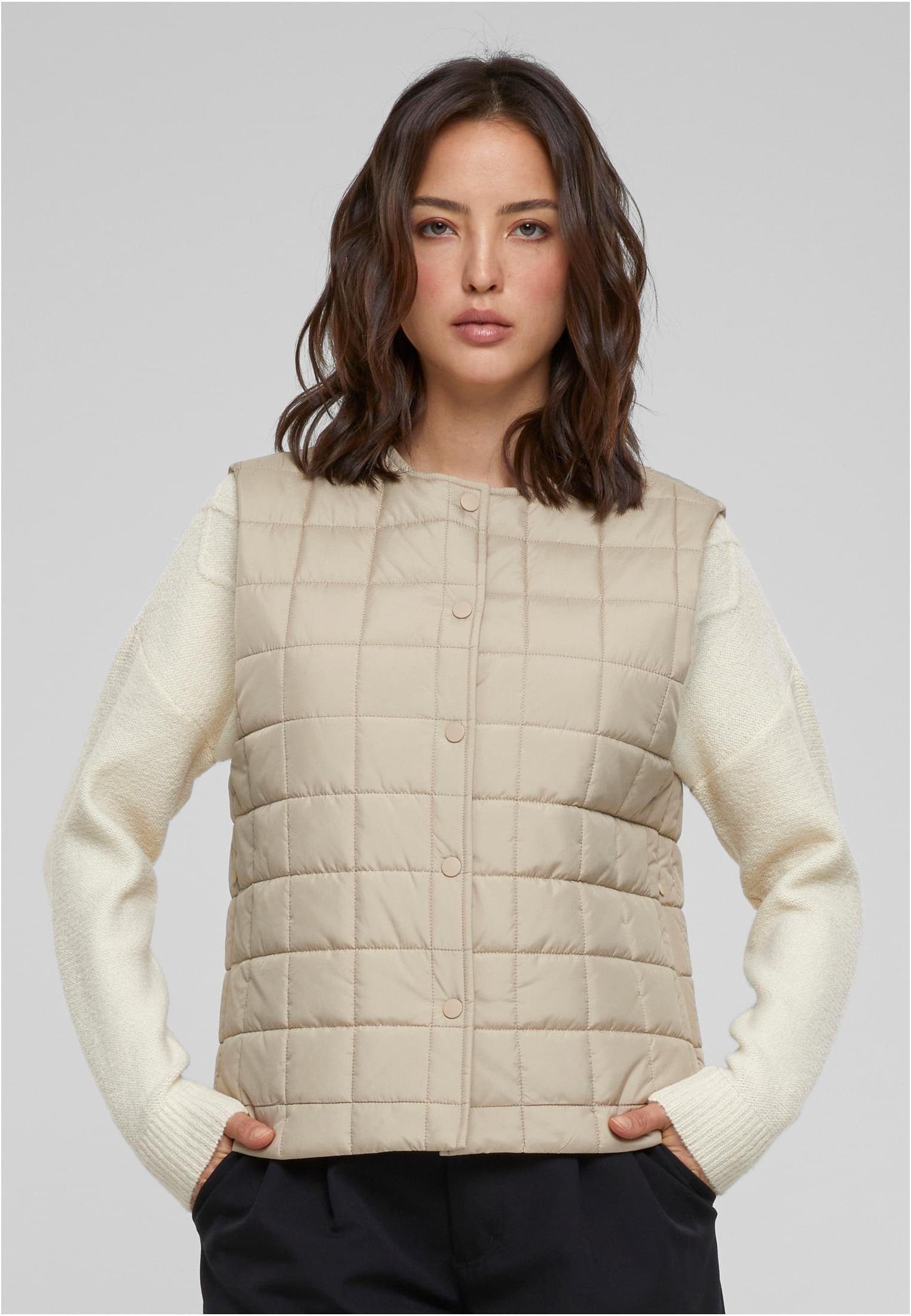 URBAN CLASSICS Sweatweste Ladies Liner Vest Damen Steppweste