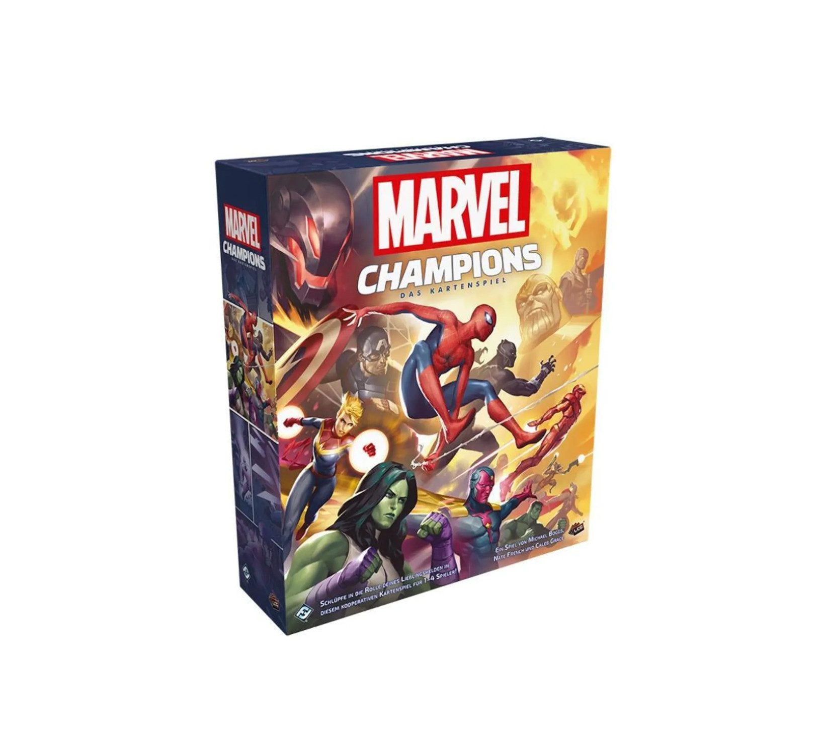 MARVEL Spiel Marvel Champions - Das Kartenspiel Grundspiel Deutsch 1 bis 4 Игрыr, Kartenspiel