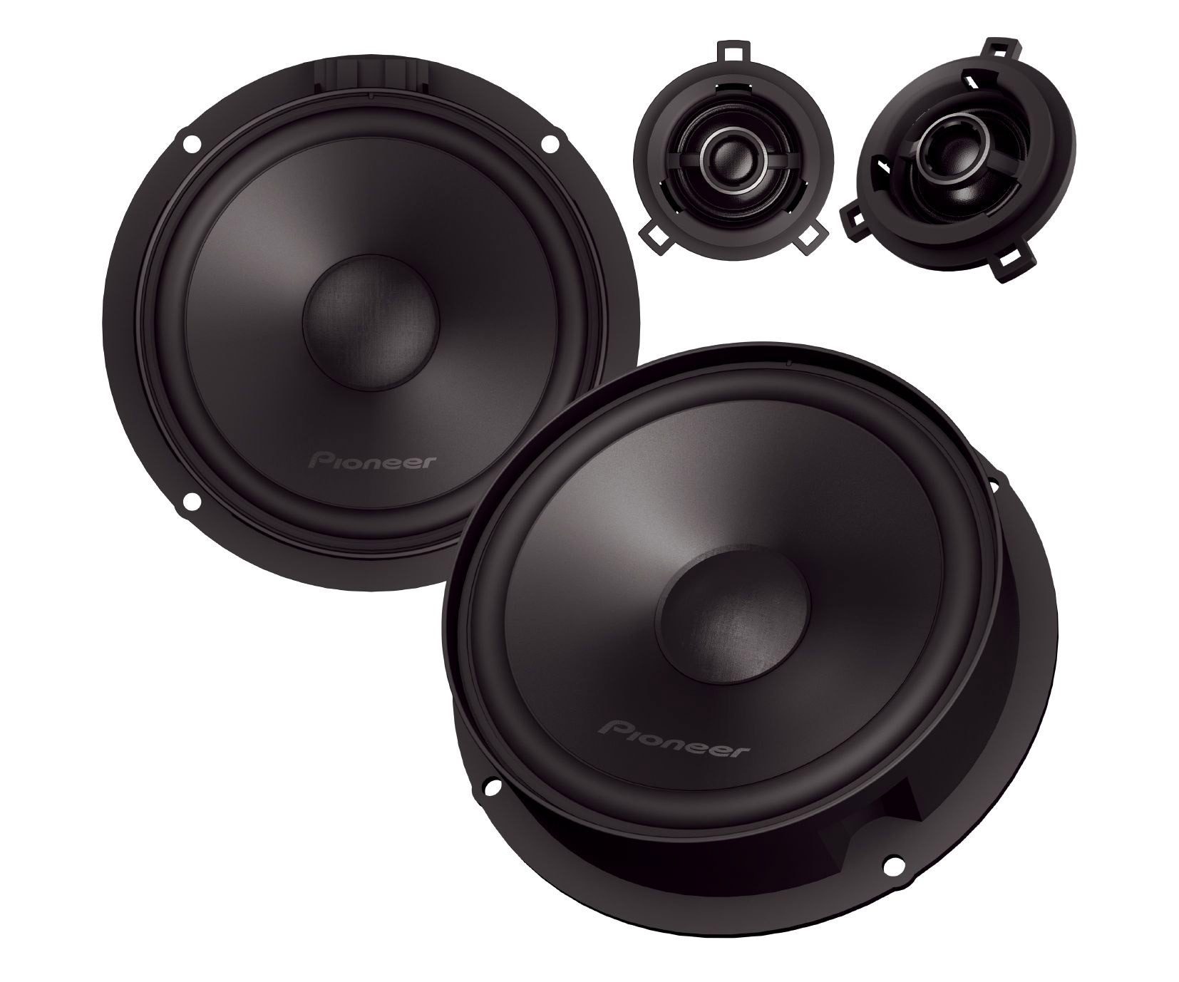 Pioneer TS-Q160C-VW, 165mm 2-Wege Lautsprecher Komponentensystem Auto-Lautsprecher (50 W)
