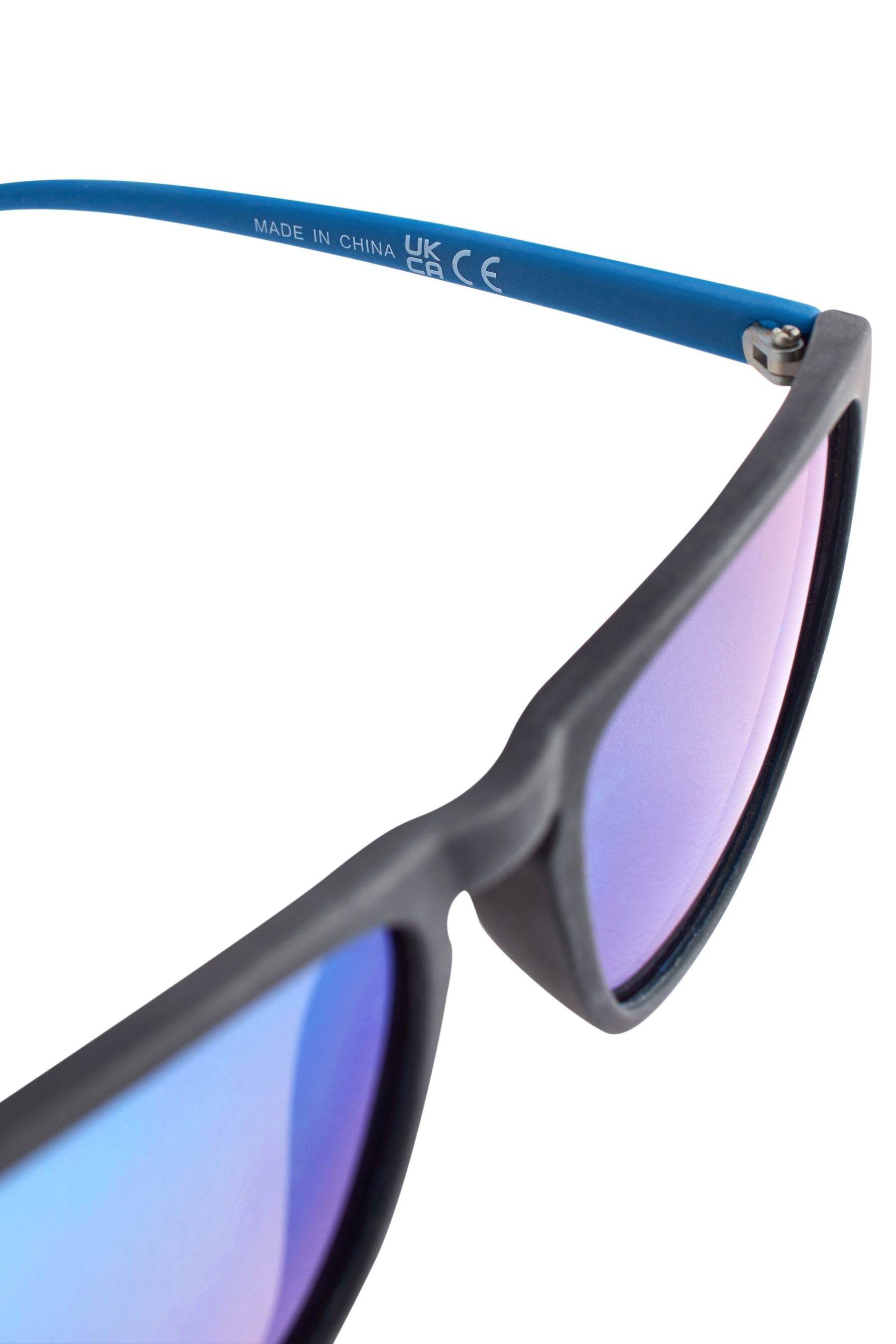 mit polarisierten Eckige Next Sonnenbrille Gläsern (1-St) Pilotenbrille