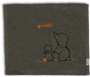 Sterntaler® Handtücher Doppelpack Kinderhandtücher Elefant Eddy, 30x50cm, Frottee (2-St), nachhaltig aus Bio-Baumwolle