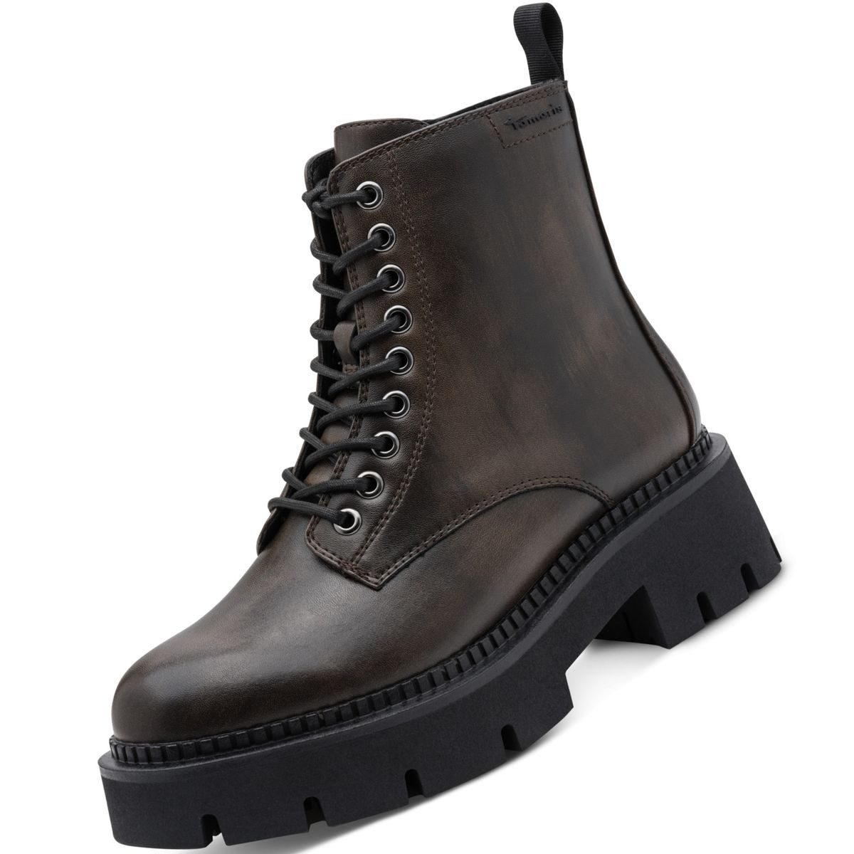 Tamaris 1-25254-47/314 Stiefelette Kurz-Stiefel mit markanter Plateau-Sohle