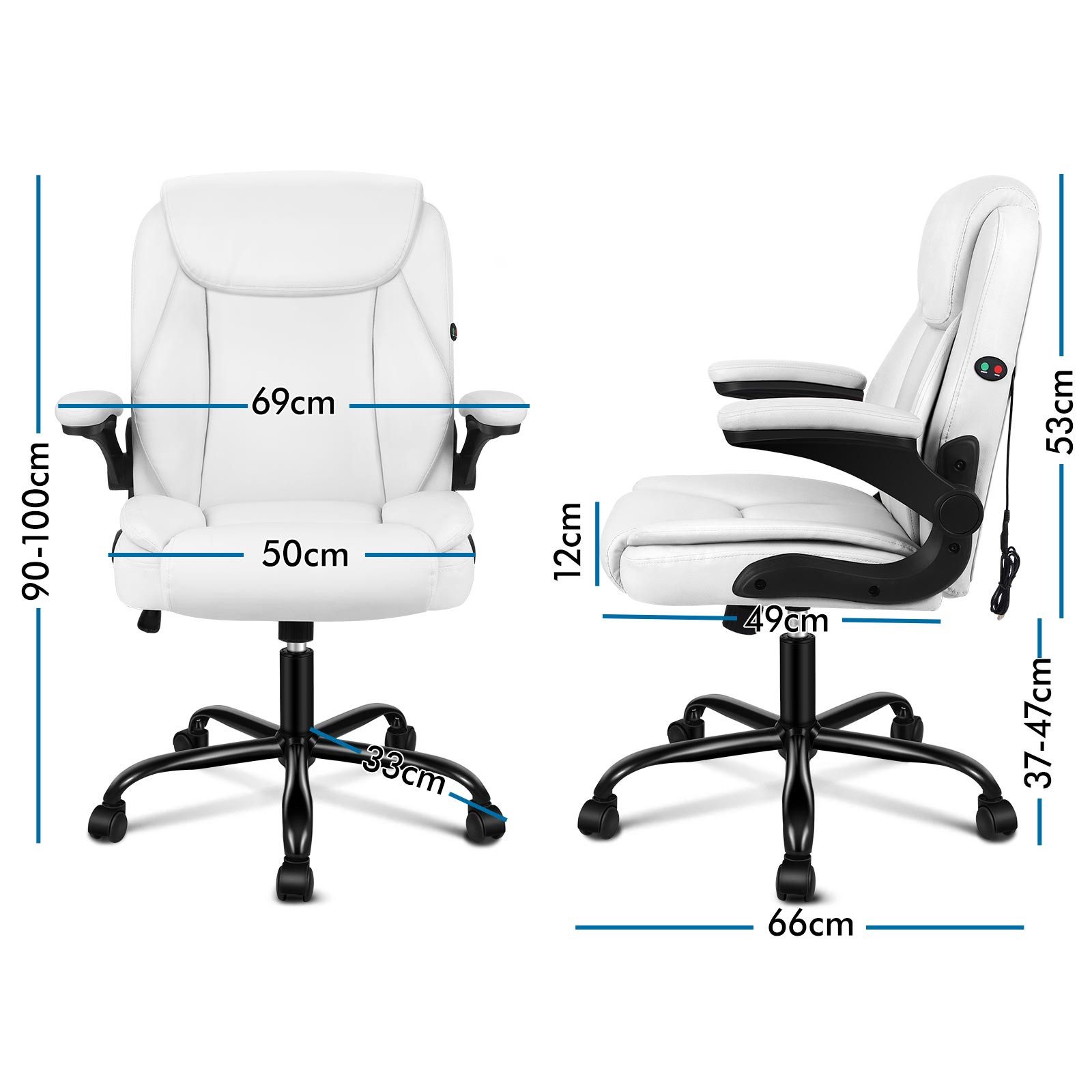 ALFORDSON Bürostuhl Ergonomischer Massage Studienstuhl mit günstig online kaufen