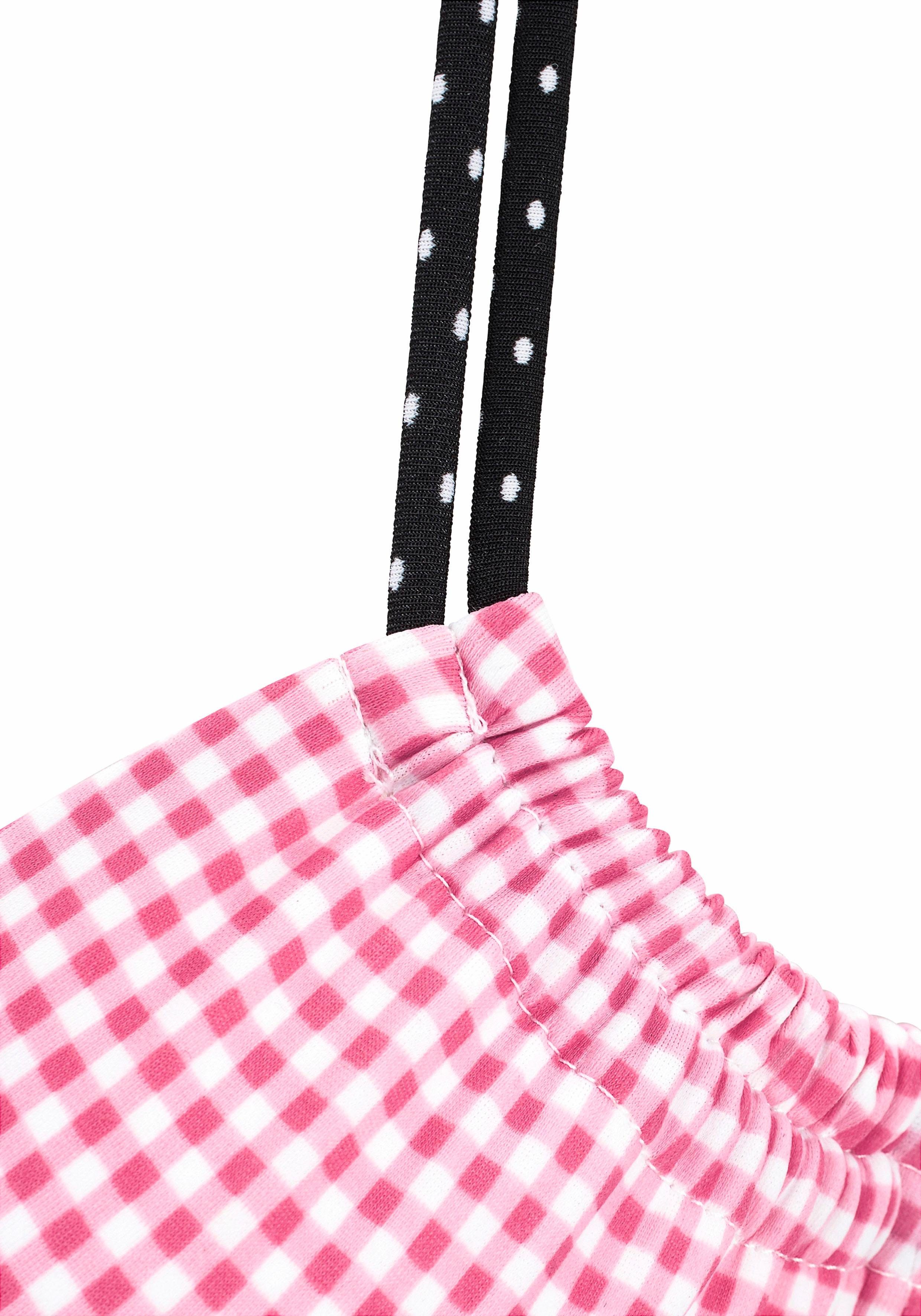 Buffalo Bügel-Bikini-Top Florida, verstellbare Doppelträger, seitlich zu raffen, Mix-Kini