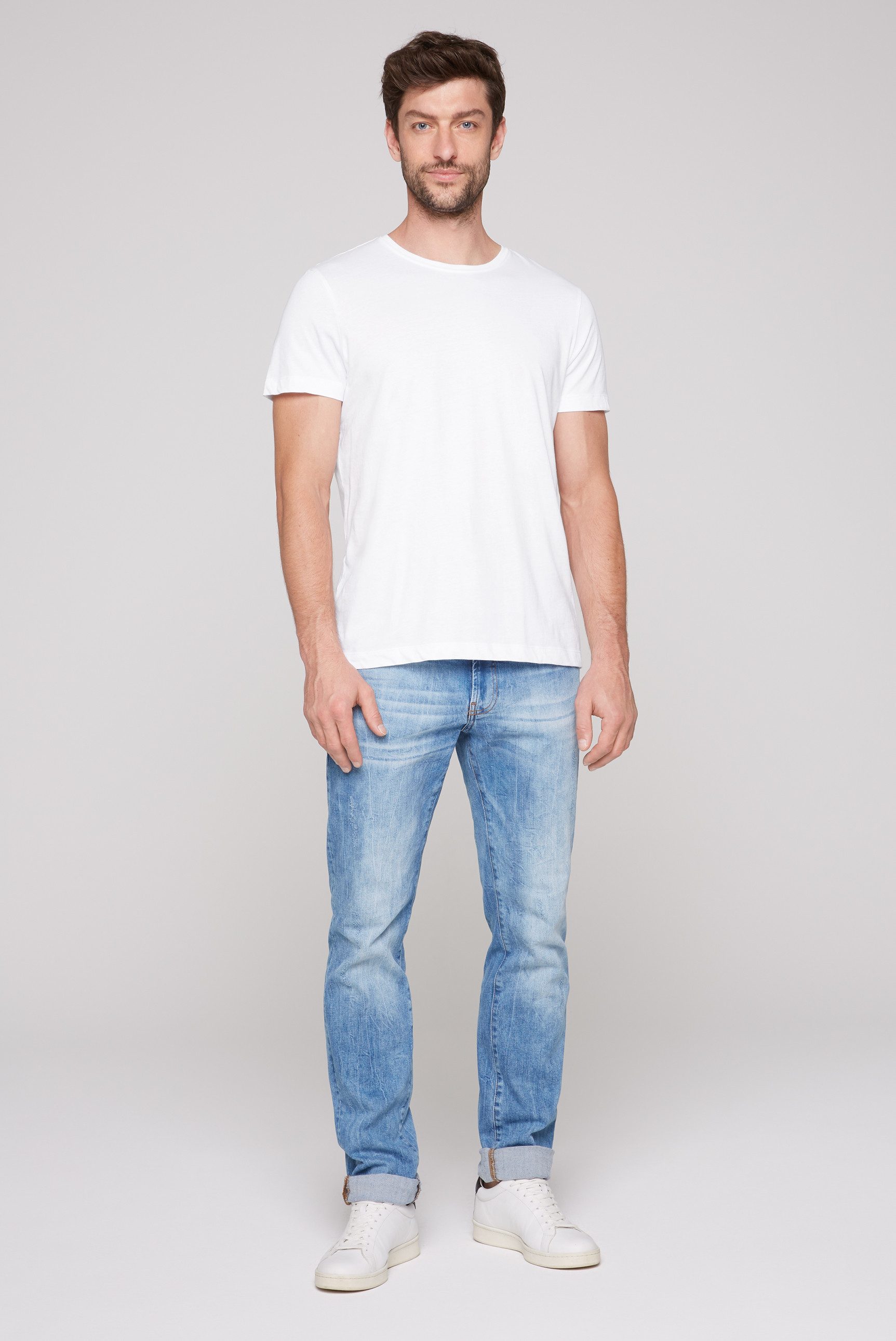 CAMP DAVID Rundhalsshirt aus Baumwolle