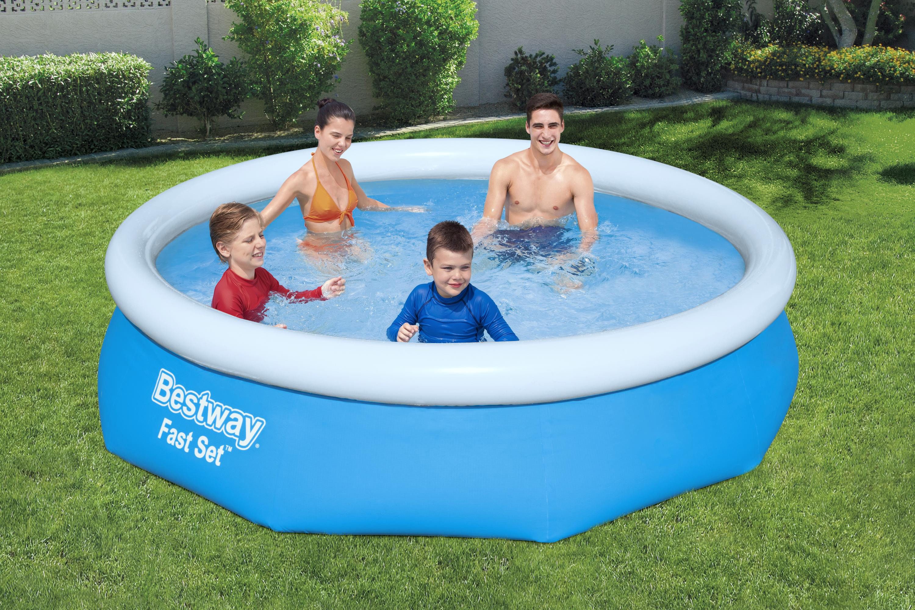 Bestway Quick-Up Pool Fast Set™ (Set, Inkl. Filterpumpe), Ø 305 x 76 cm