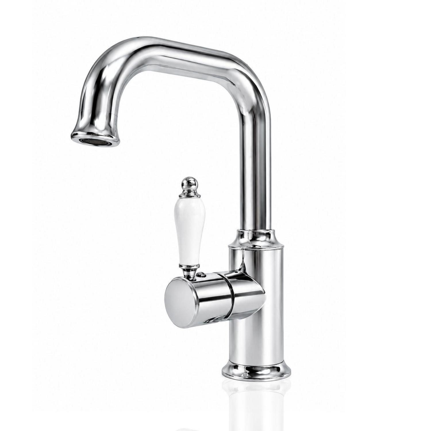 LuxusKollektion Waschtischarmatur Waschbeckenarmatur Retro Messing Einhebel (1-St)