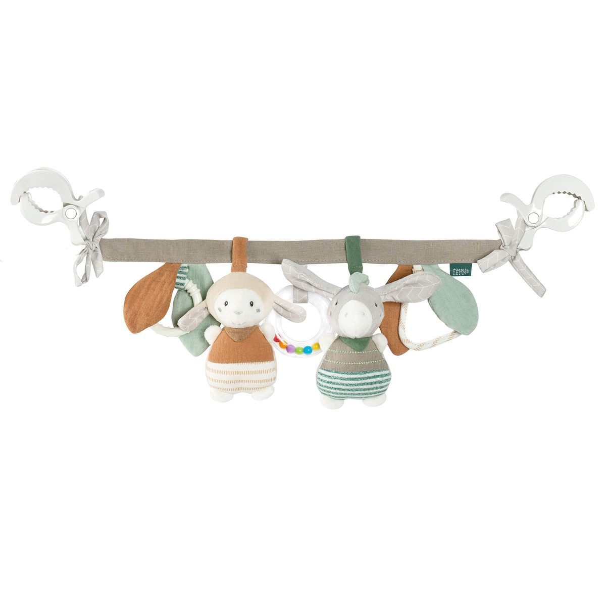 Kinderwagenkette Esel & Schaf