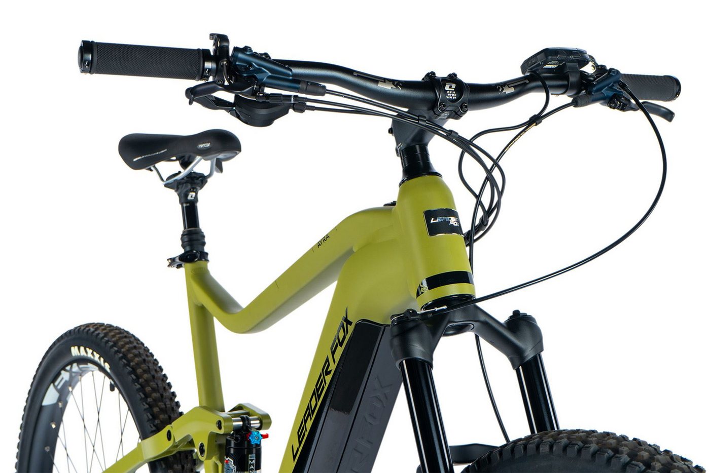 Thumbnail - Leaderfox E-Bike Pedelec 29 Zoll LEADERFOX Ayra PANASONIC GX ULTIMATE 95Nm 720Wh Oliv RH50, 11 Gang Shimano, Mittelmotor...