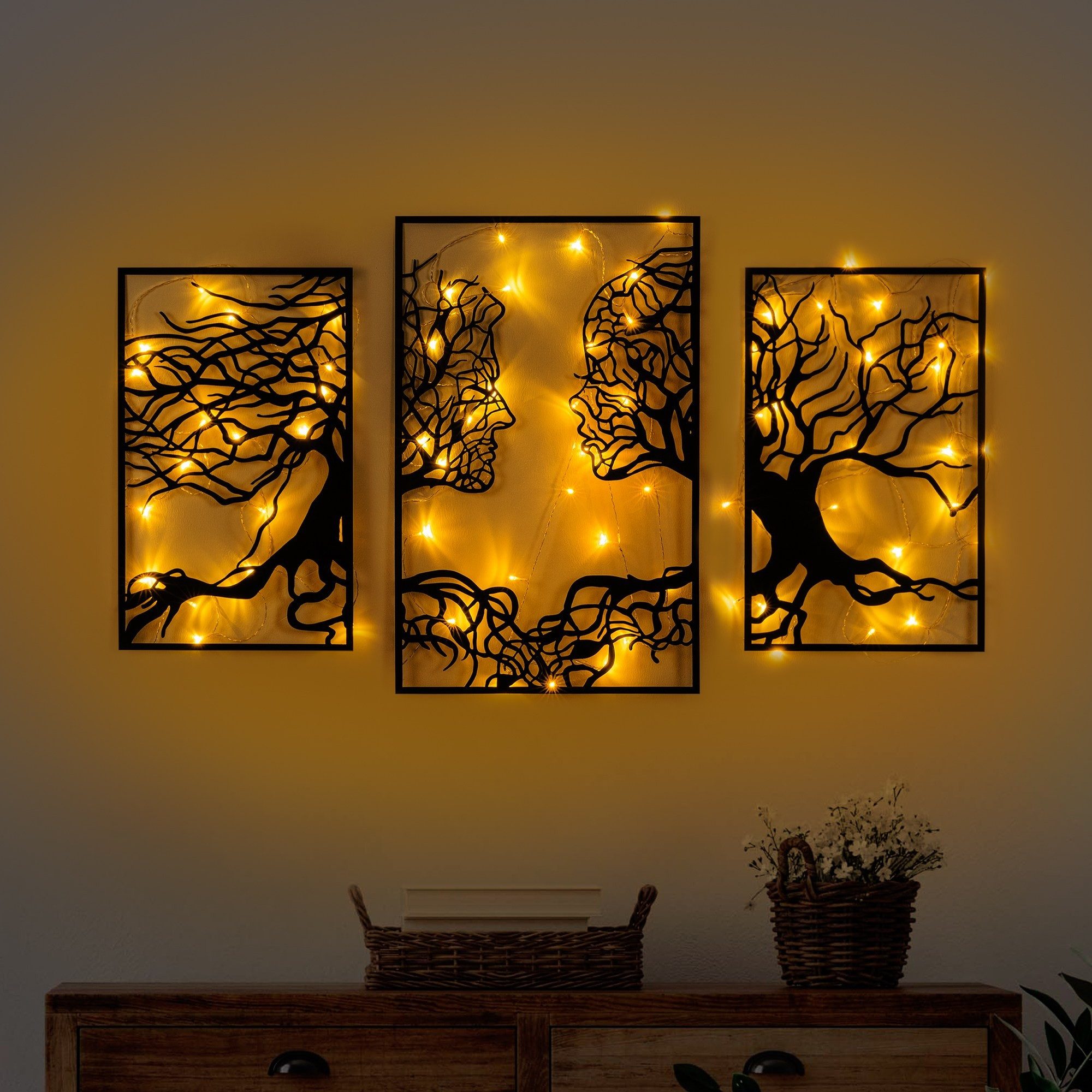 Wallity Wanddekoobjekt METAL BODY, 71 x 116 cm L3763 günstig online kaufen