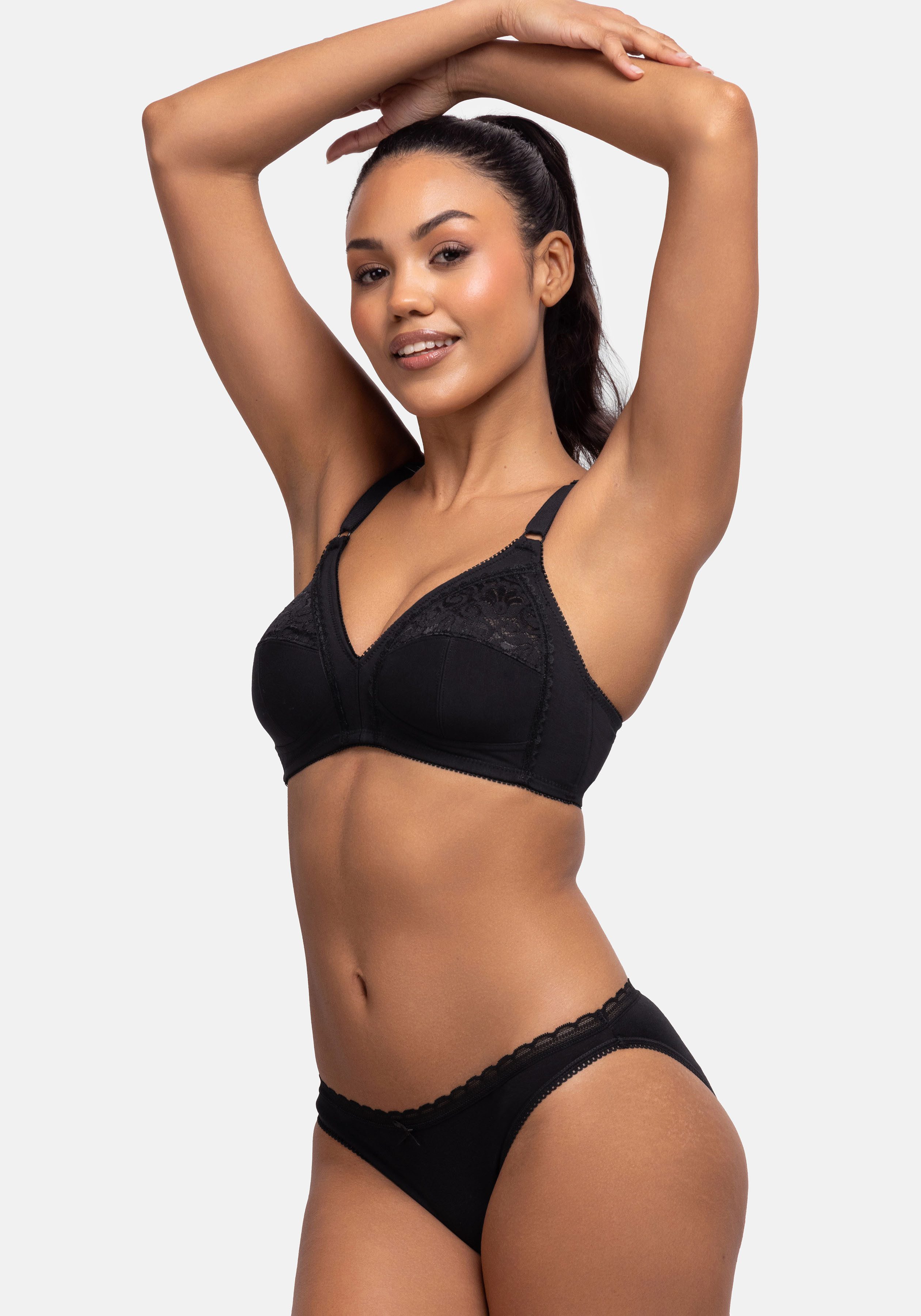 Dorina Bralette-BH Monica mit Spitzeneinsätze an den Cups, ohne Bügel, bequem – Bild 5 von 5