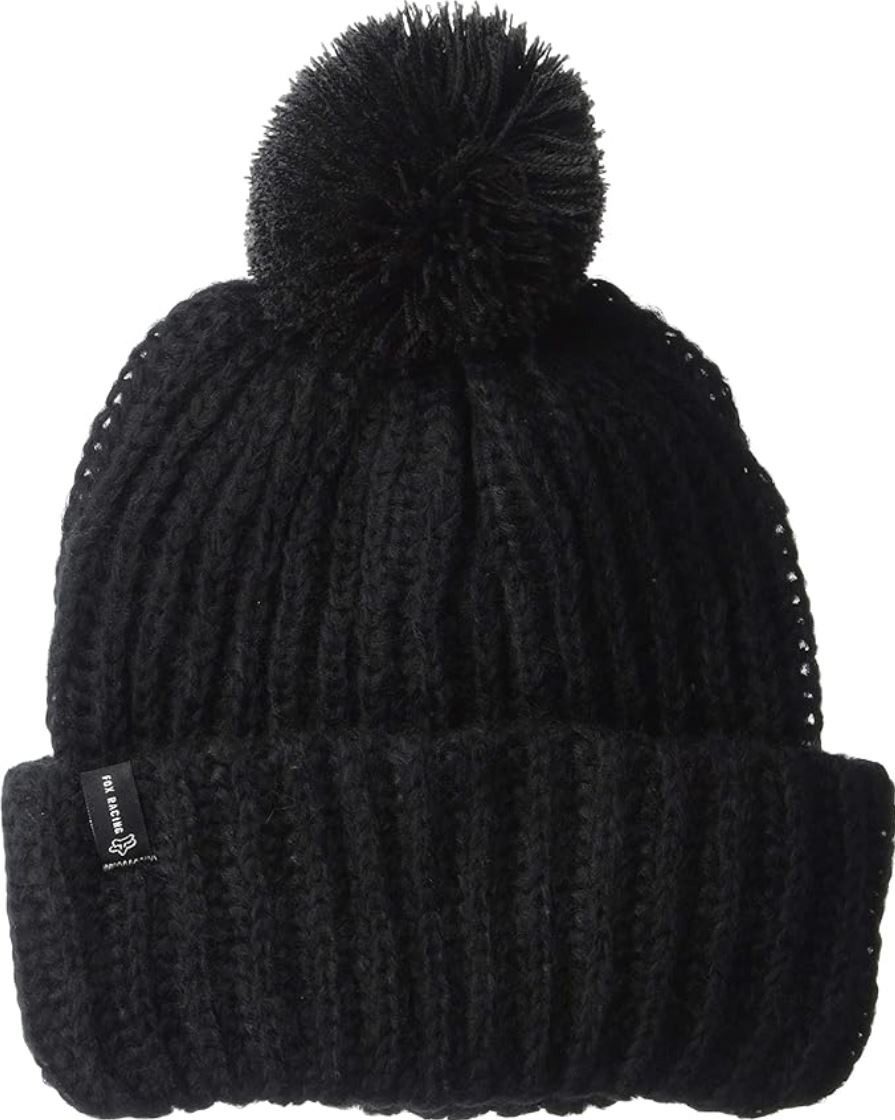 Fox Racing Bommelmütze Fox Racing Indio Beanie Winter Bommel Mütze Black