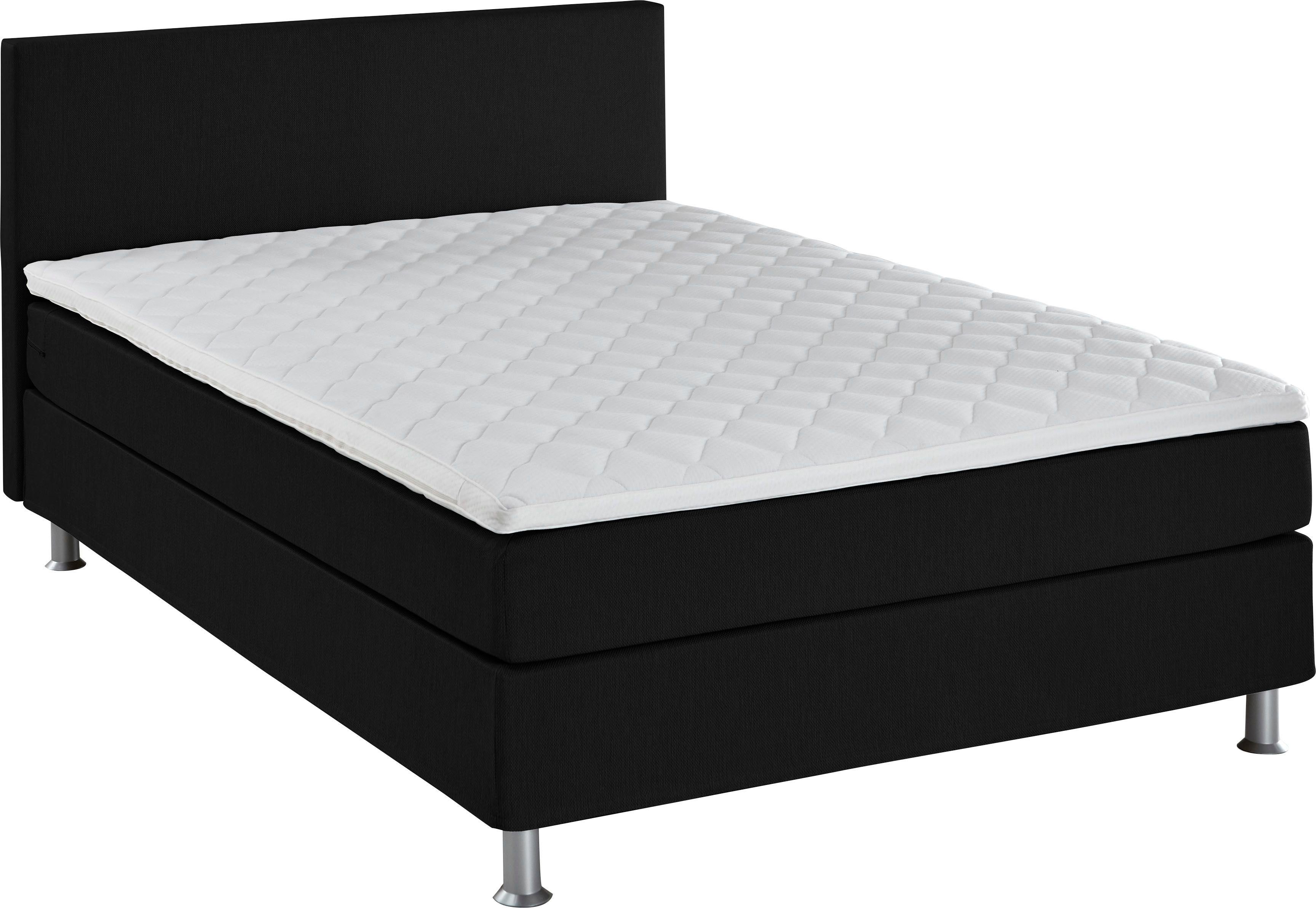 ATLANTIC home collection Boxbett Edison, inkl. Bonnellfederkern-Matratze und Topper